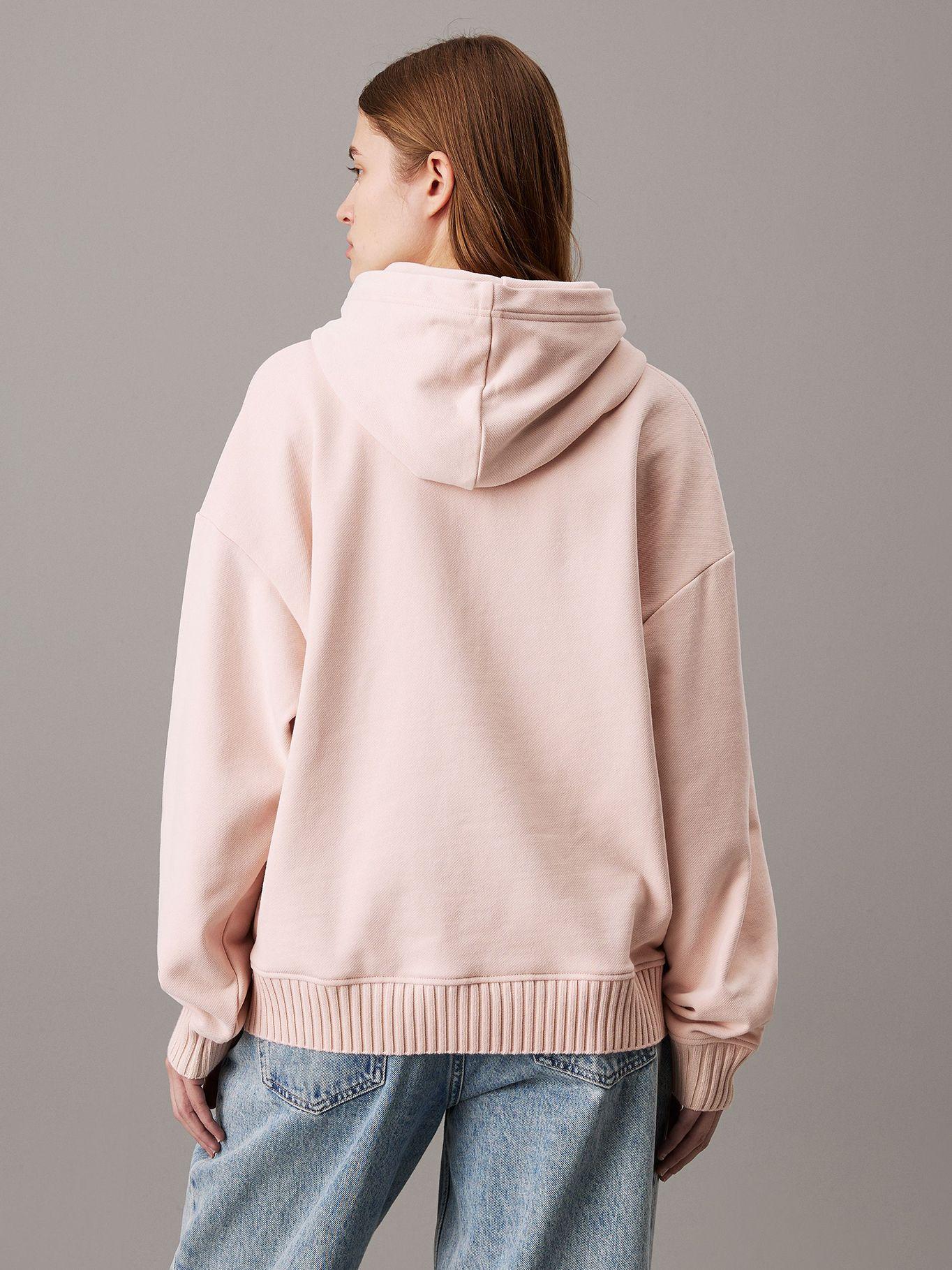 Polerón Gorro Wove- Label Peached Rosado Calvin Klein-2