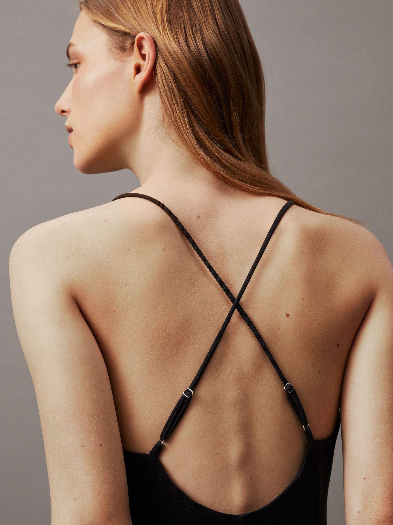 Vestido Modal Playsuit Negro Calvin Klein-3