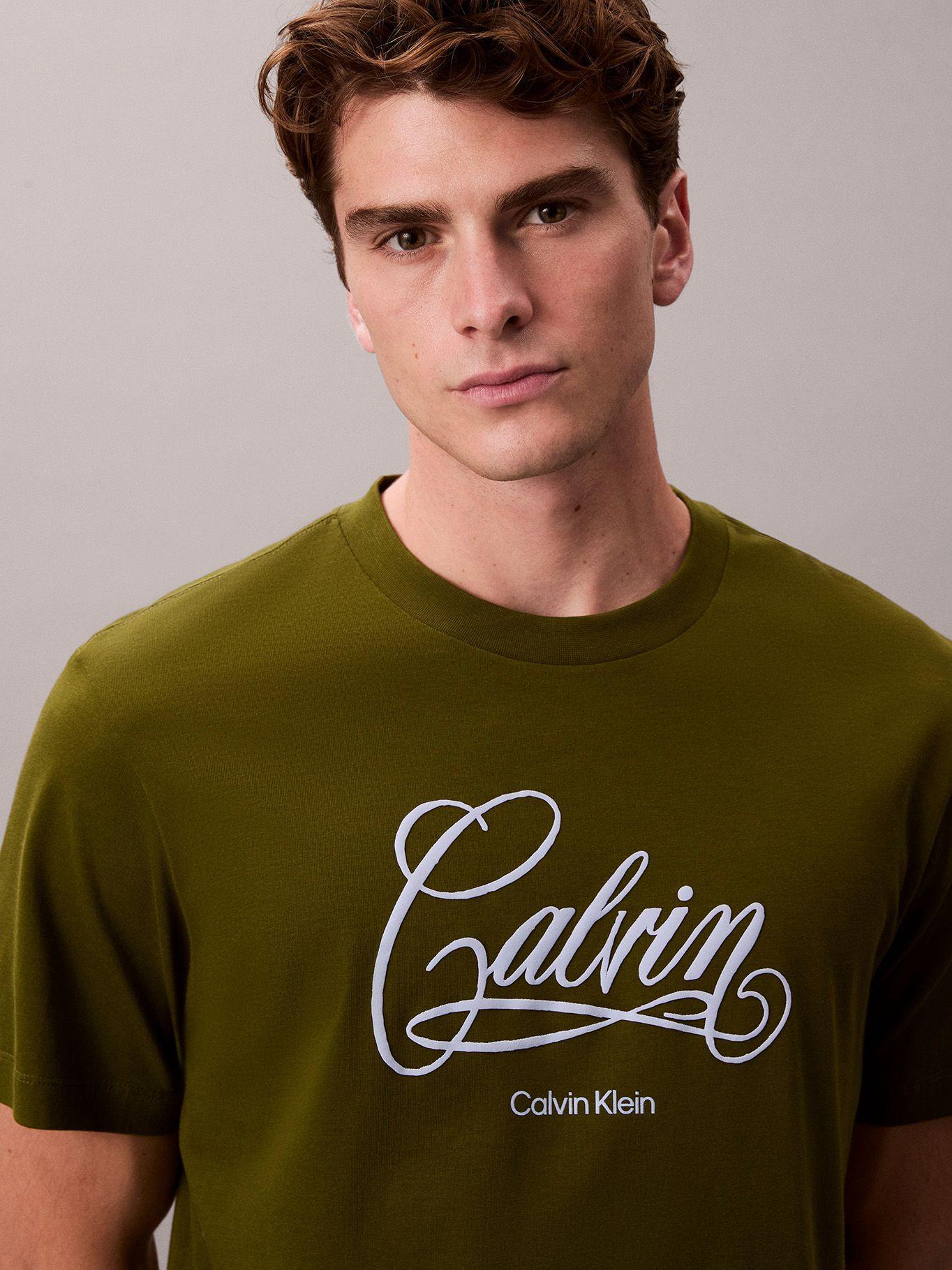 Polera Gothic Shine Verde Calvin Klein-4