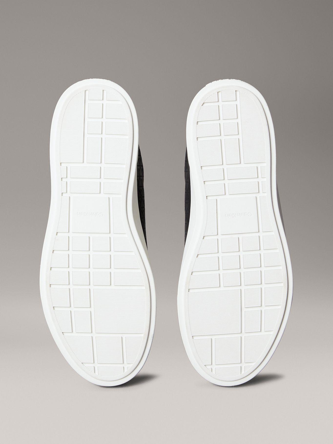 Zapatillas con Monograma en Relieve Negro Calvin Klein-3