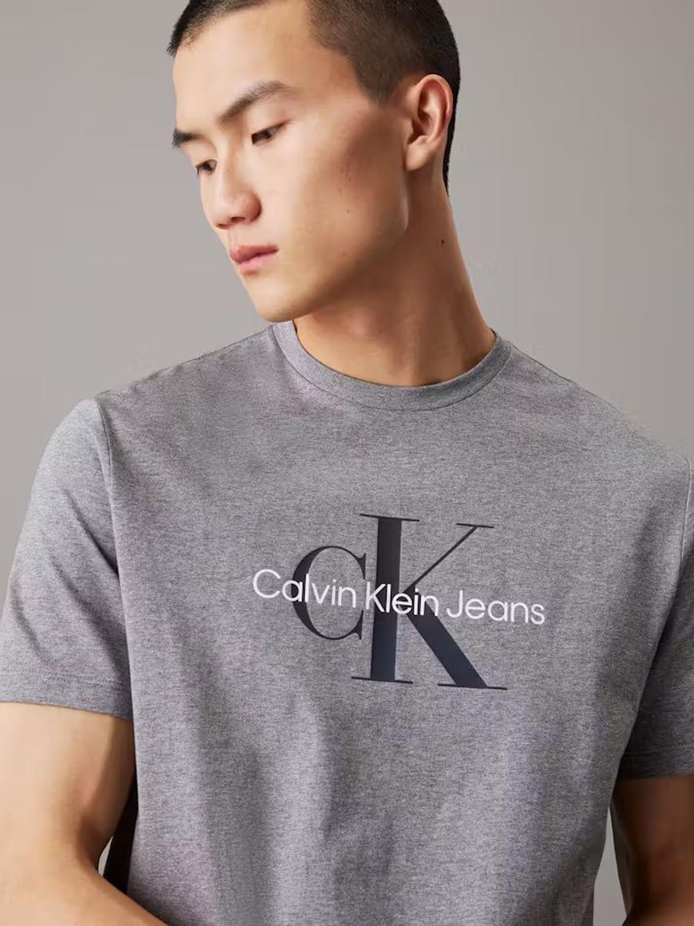 Polera Monogram Gris Calvin Klein-3