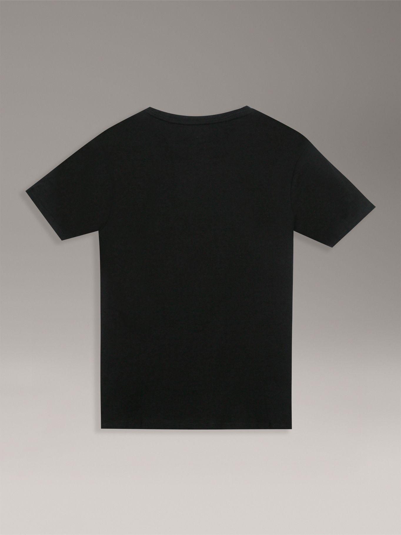 Polera Niño Vertically Negro Calvin Klein-1