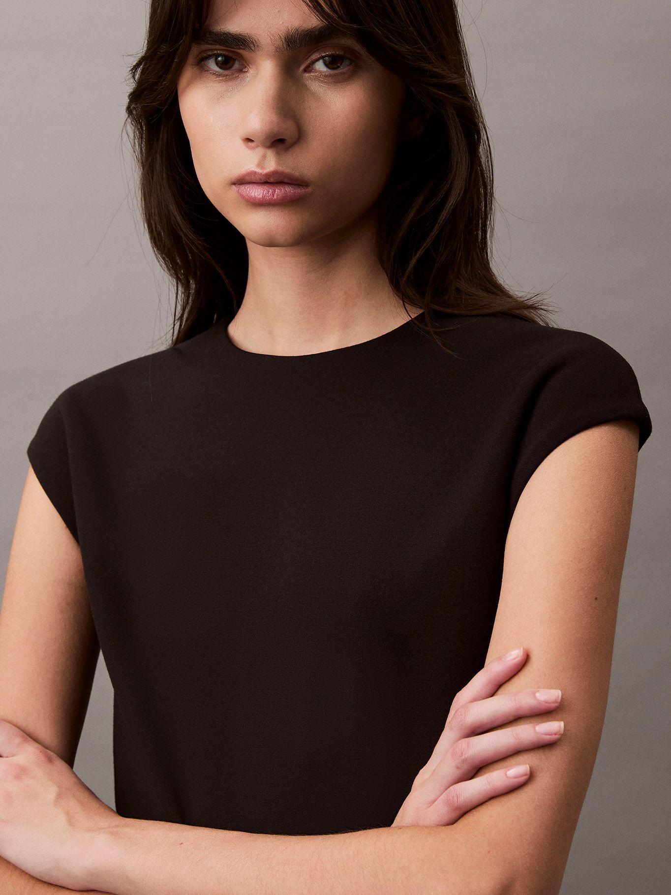 Vestido Straight Negro Calvin Klein-3