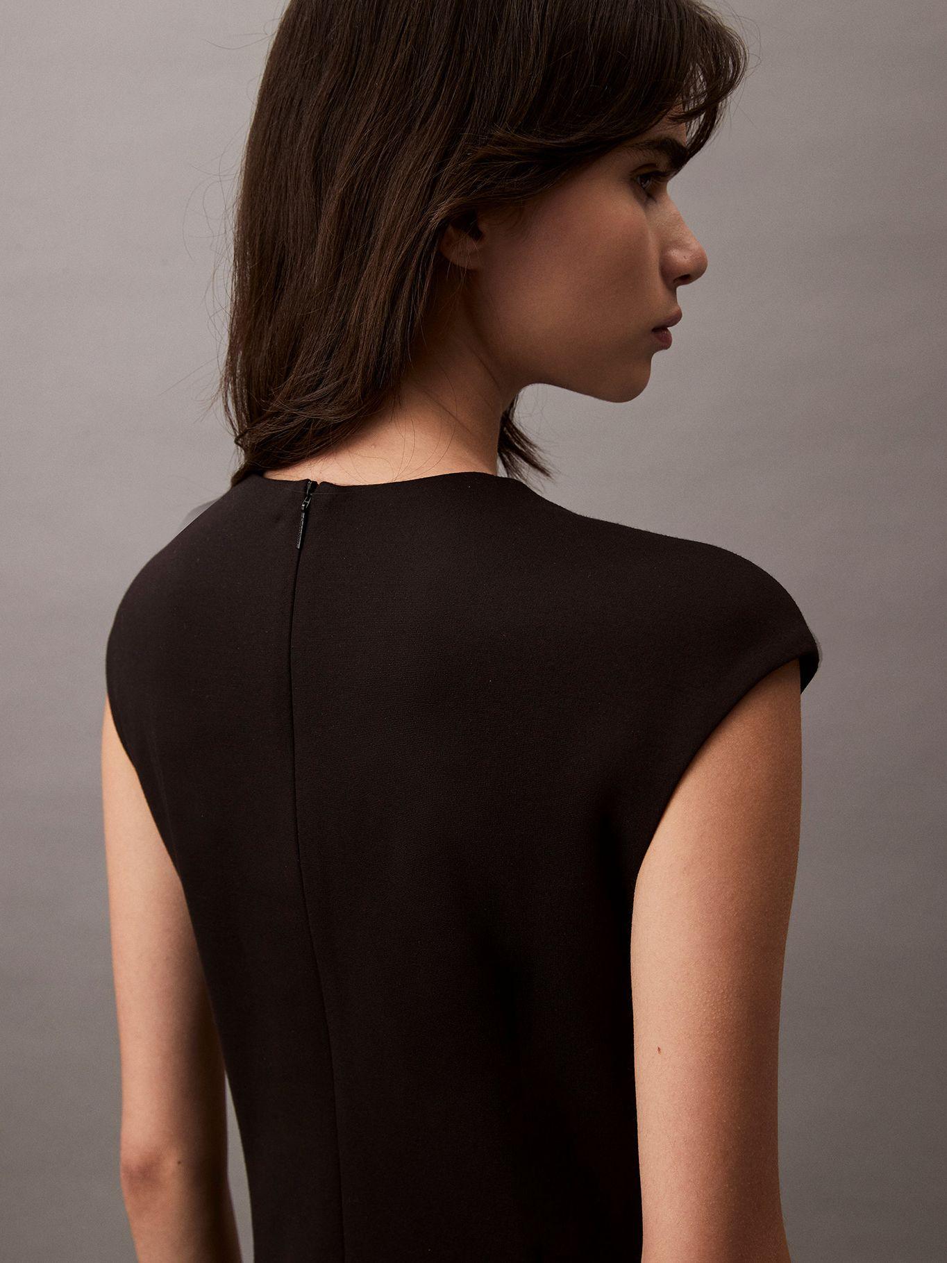Vestido Straight Negro Calvin Klein-4