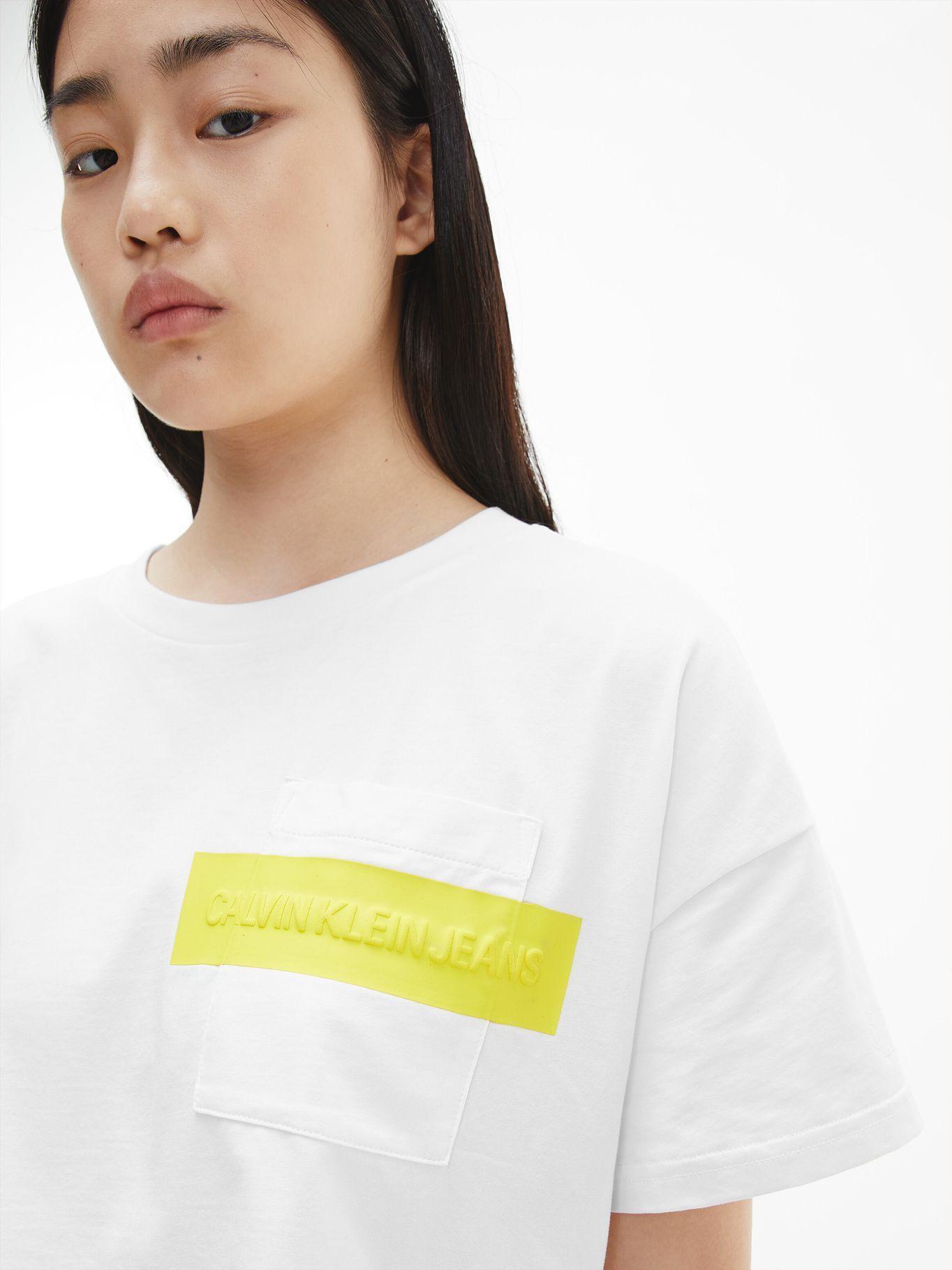 Crop Top Hero Logo Blanco Calvin Klein-2