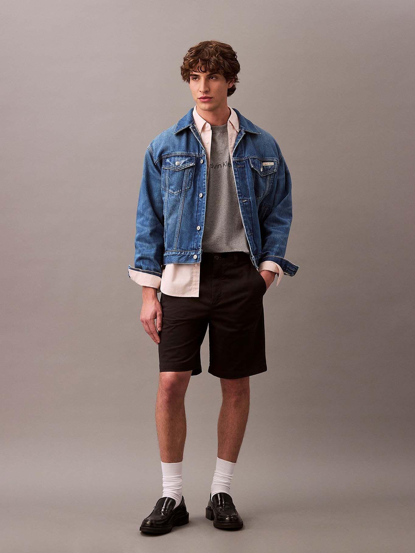 Polera Relaxed con Logo Gris Calvin Klein-1