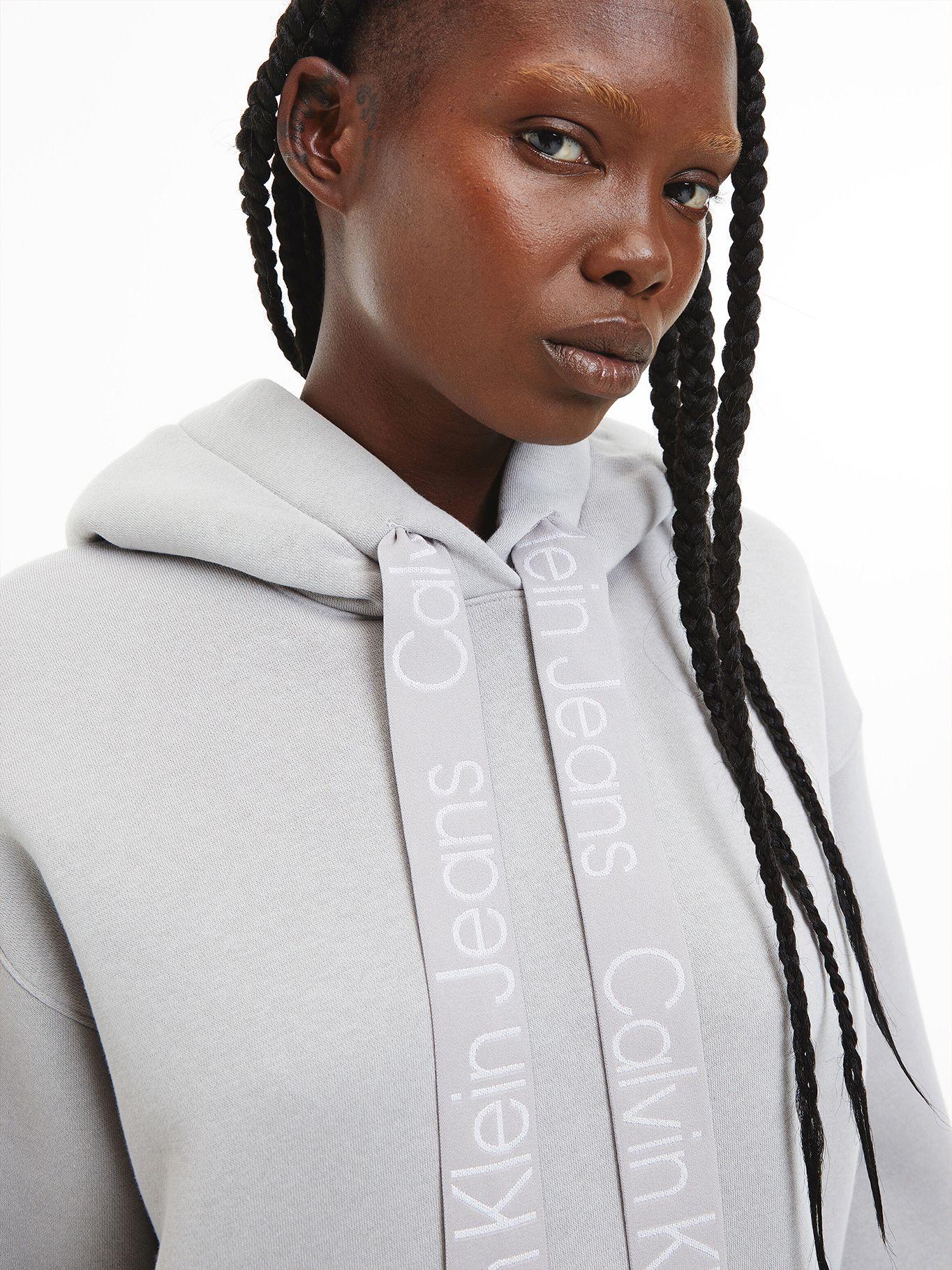 Polerón Hoodie Contrast Gris Calvin Klein-3