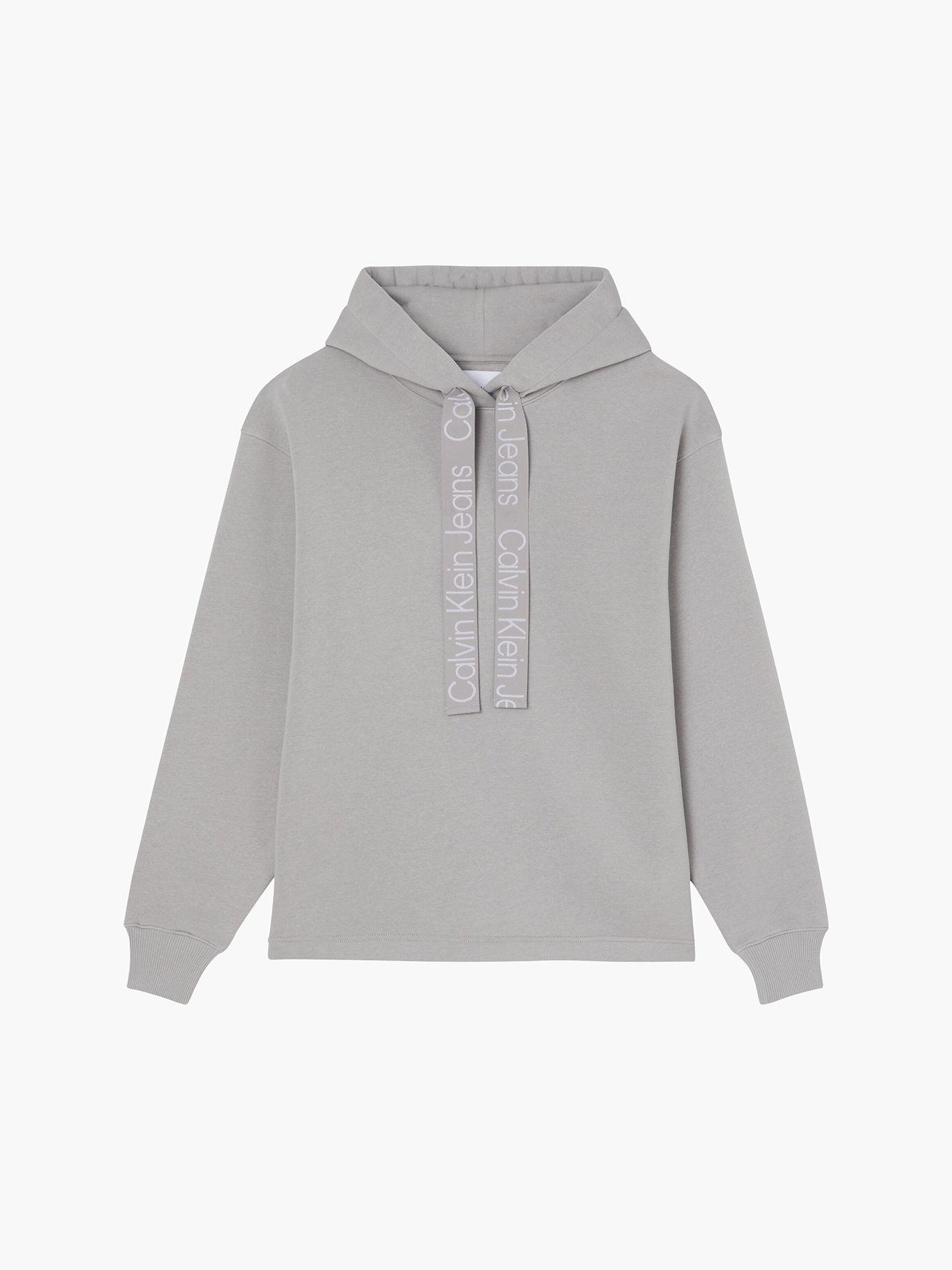 Polerón Hoodie Contrast Gris Calvin Klein-4