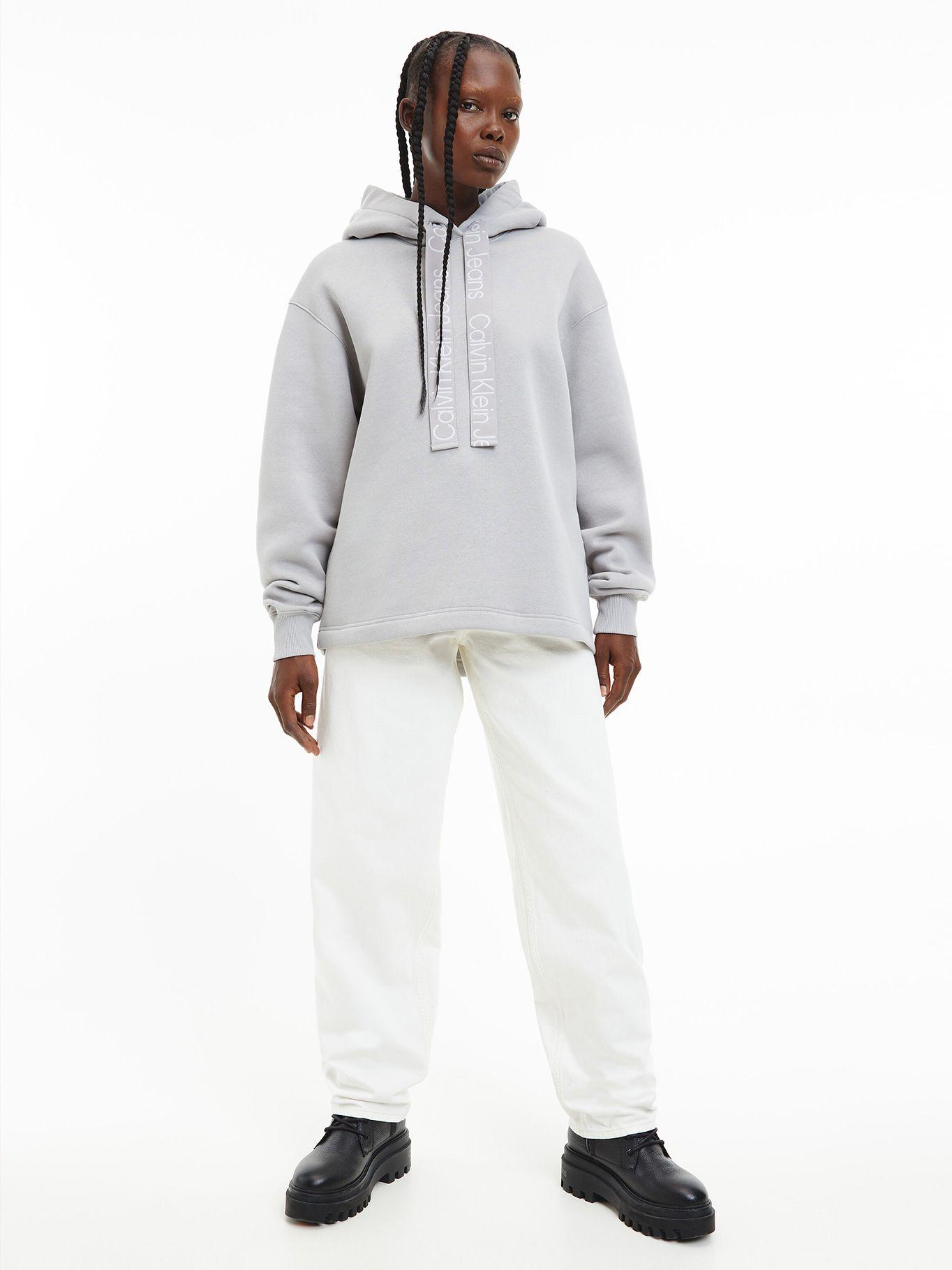 Polerón Hoodie Contrast Gris Calvin Klein-1