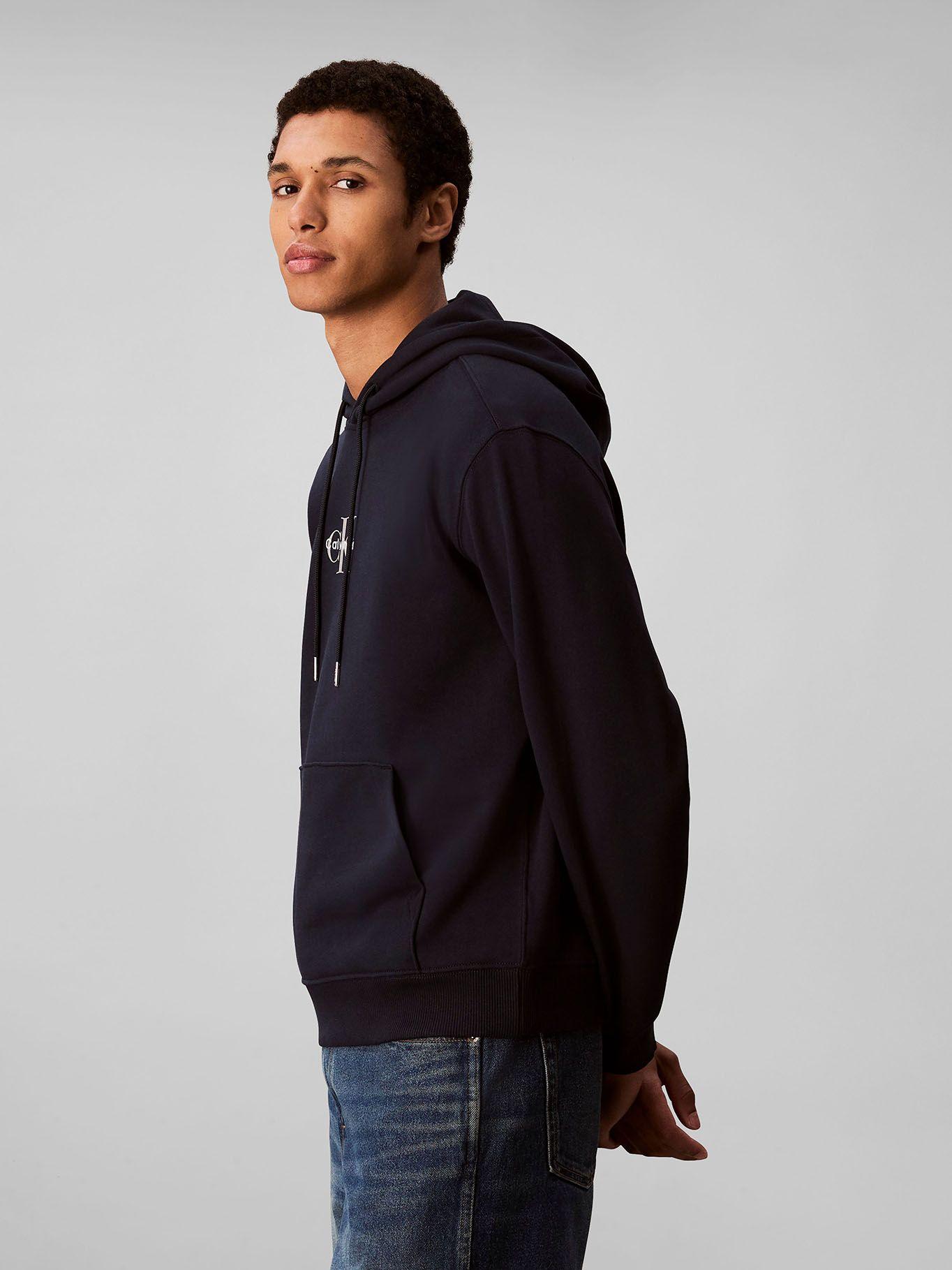 Polerón con Gorro y Logo Azul Calvin Klein-3