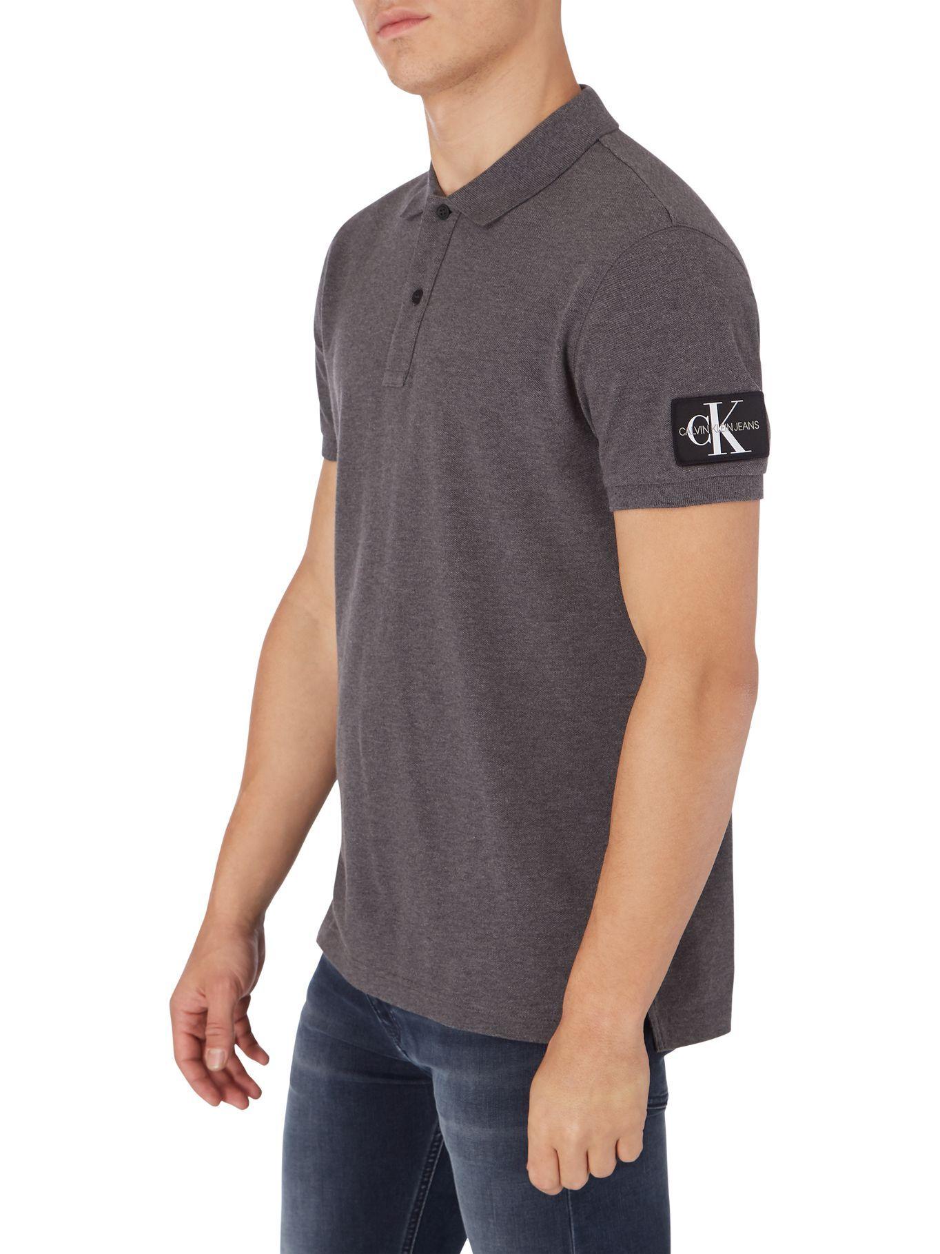 Polo Monogram Badge Negro Calvin Klein-2