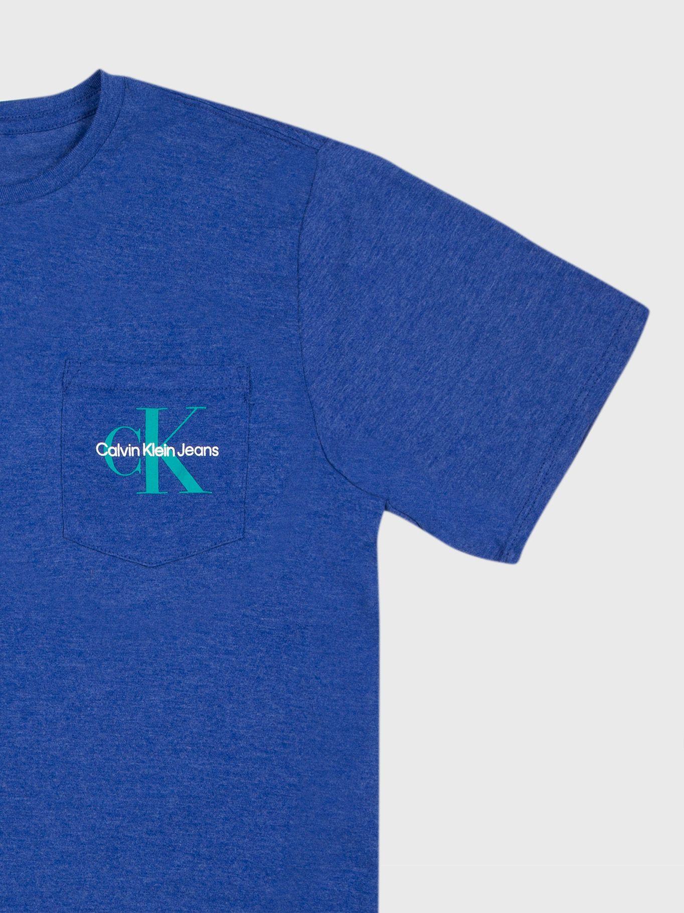 Polera Niño Monologo Azul Calvin Klein-3