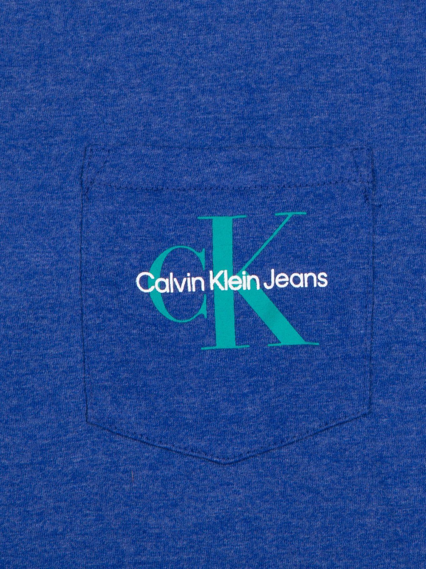 Polera Niño Monologo Azul Calvin Klein-2