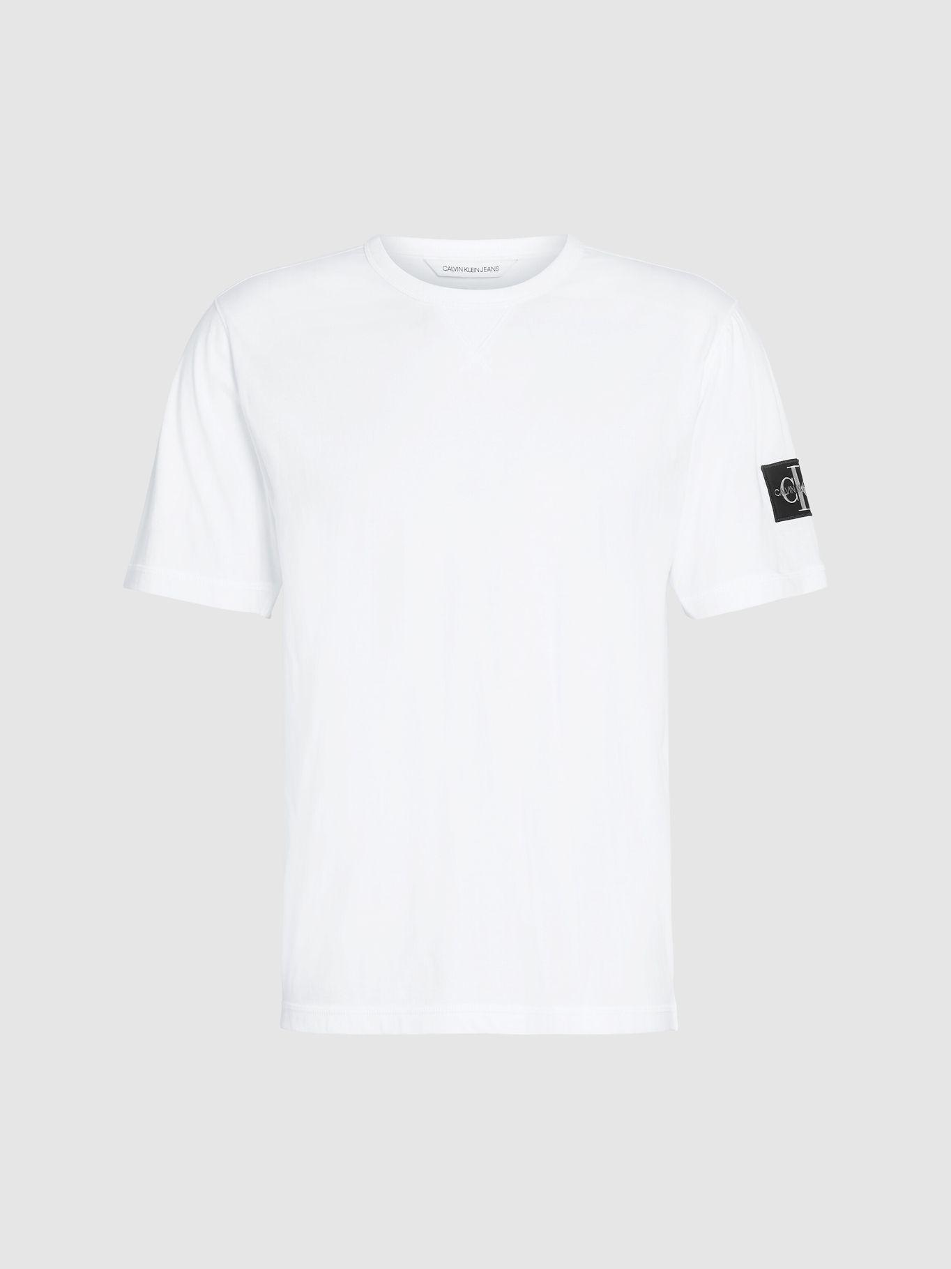 Polera Monogram J31 Blanco Calvin Klein-4
