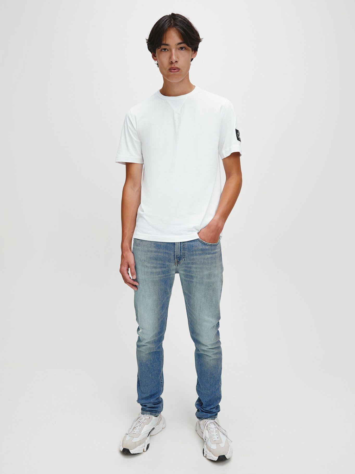 Polera Monogram J31 Blanco Calvin Klein-0