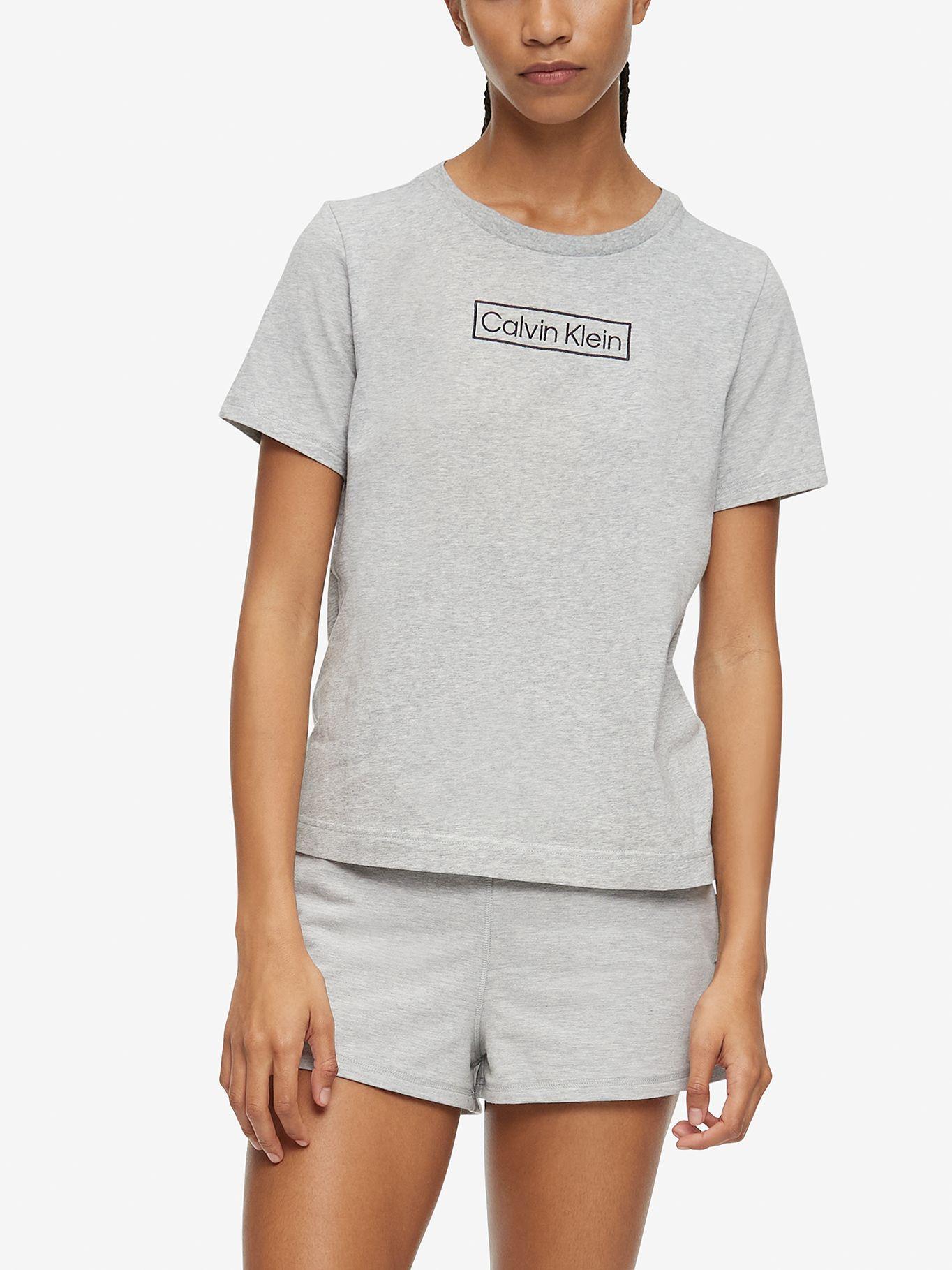 Polera Pijama Heritage Gris Calvin Klein-0