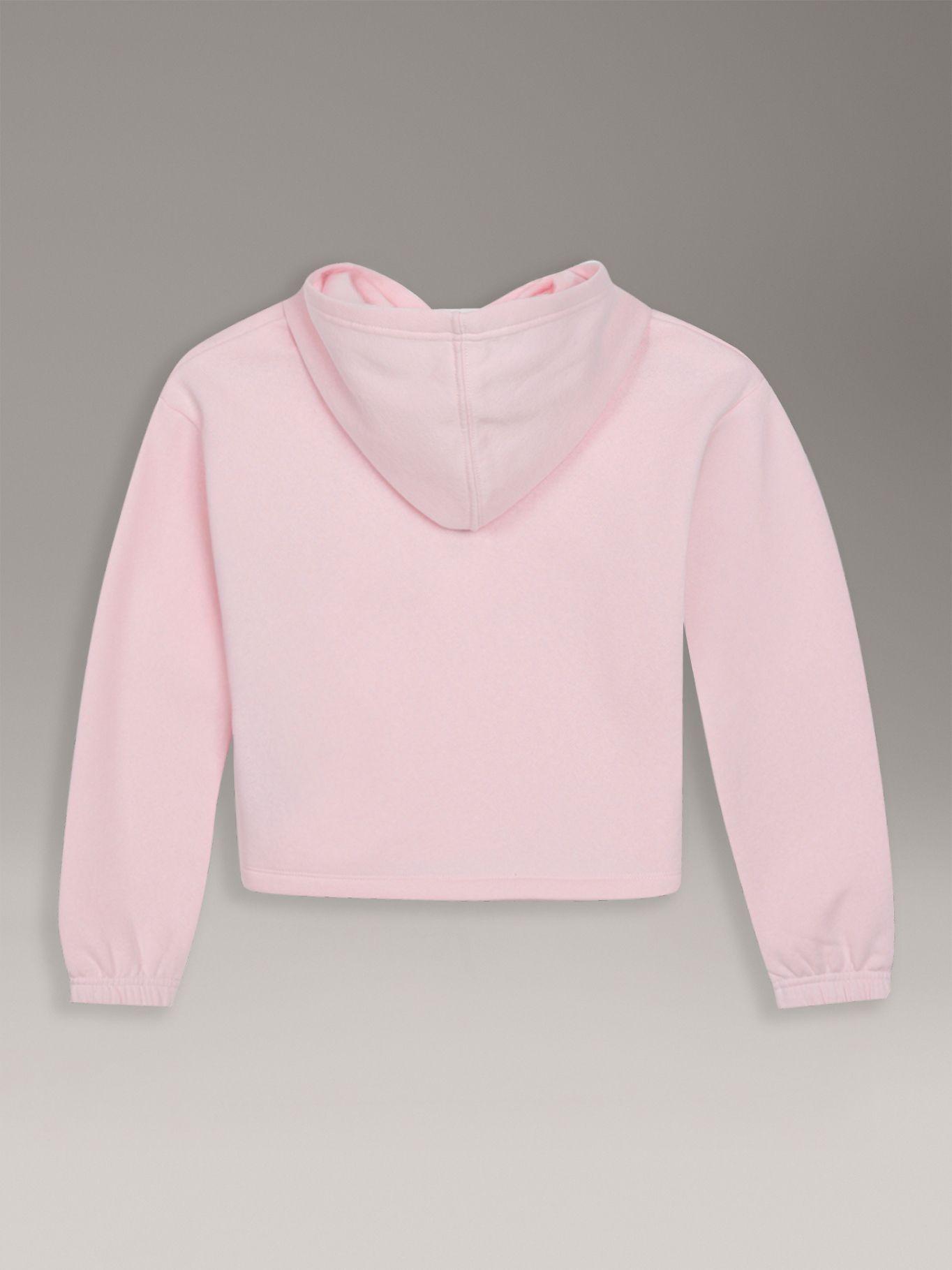 Polerón Bordes Sin Rematar Elástico Rosado Calvin Klein-1