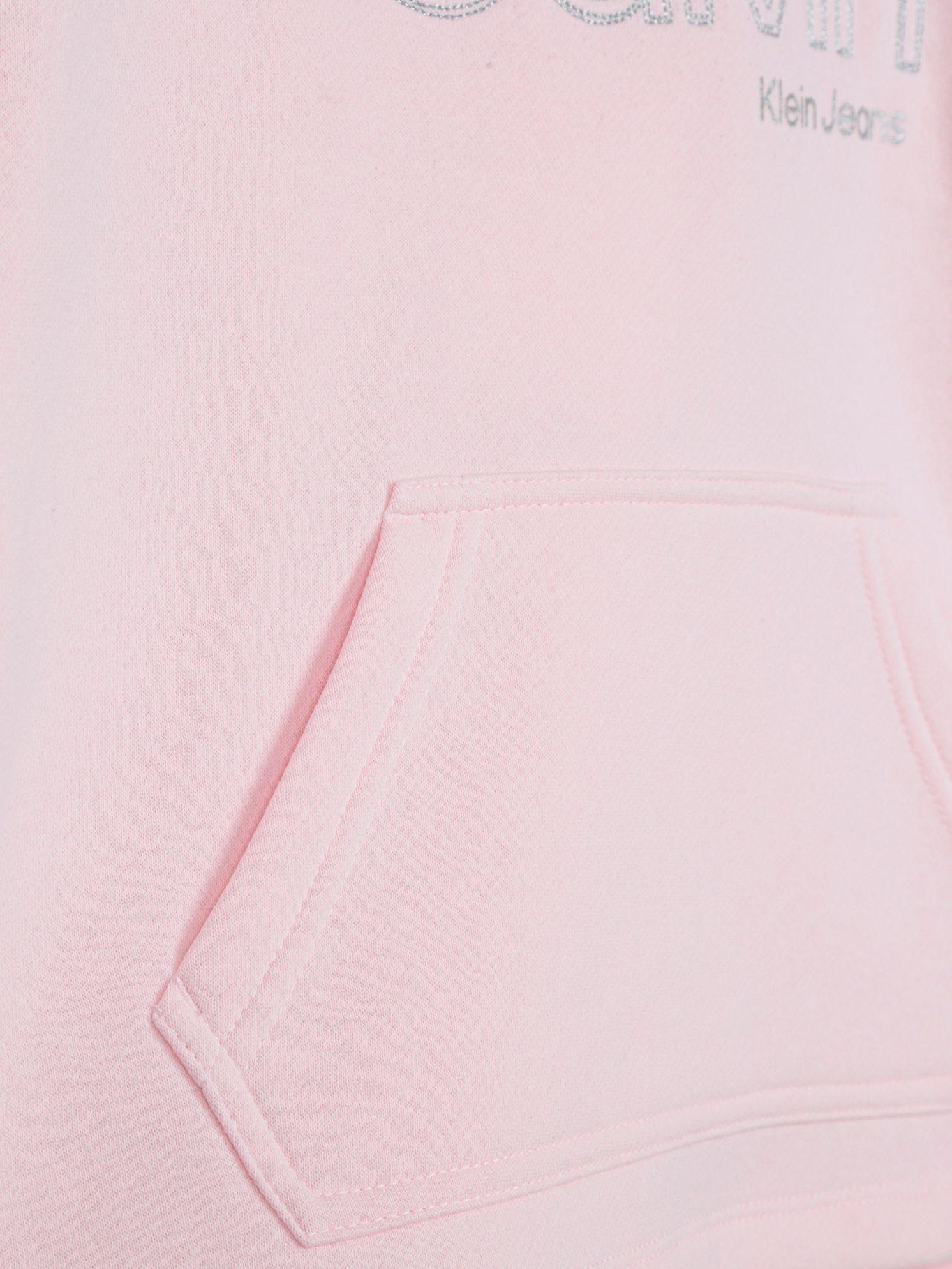 Polerón Bordes Sin Rematar Elástico Rosado Calvin Klein-3