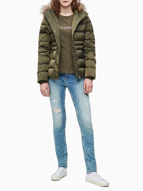 Chaqueta De Plumas Verde Calvin Klein-1
