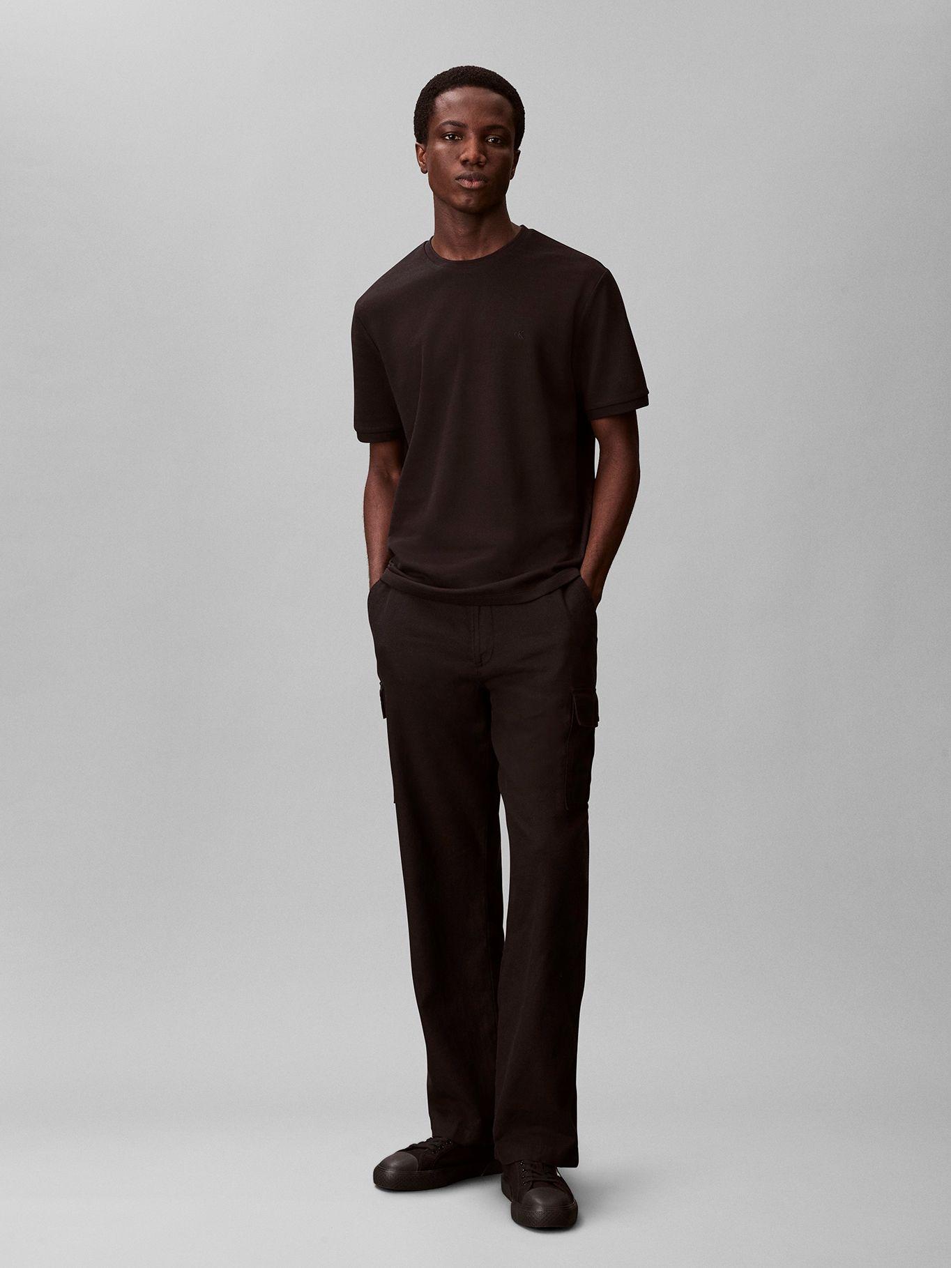 Polera de Rayas Sutiles Negro Calvin Klein-1