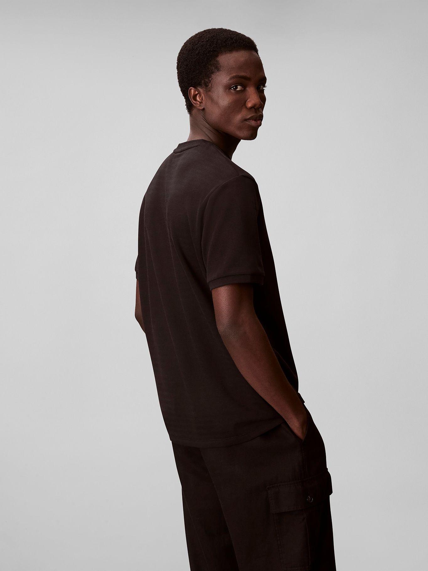 Polera de Rayas Sutiles Negro Calvin Klein-2