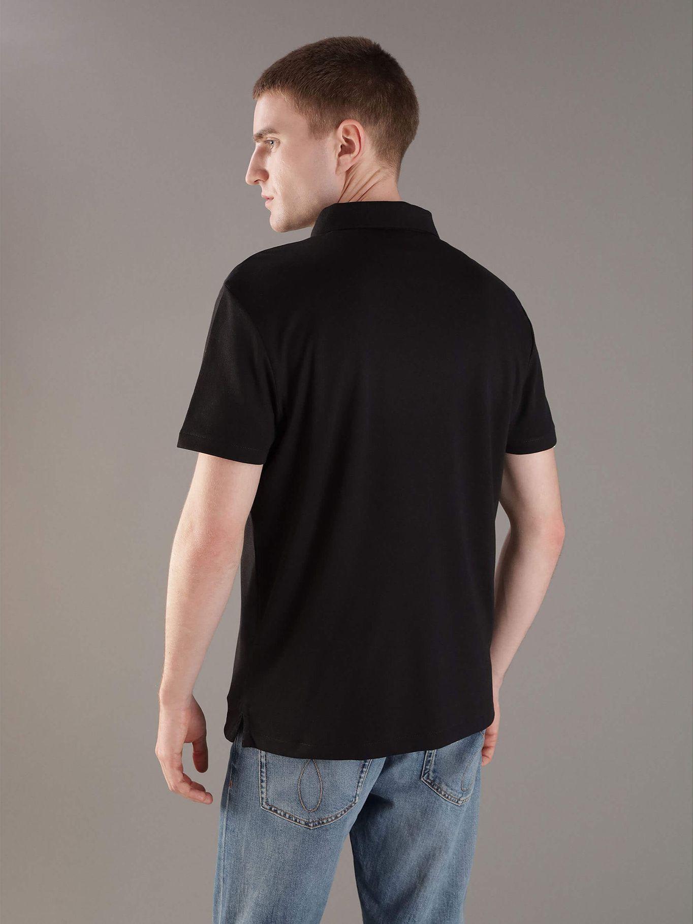 Polo con Cremallera Negro Calvin Klein-2