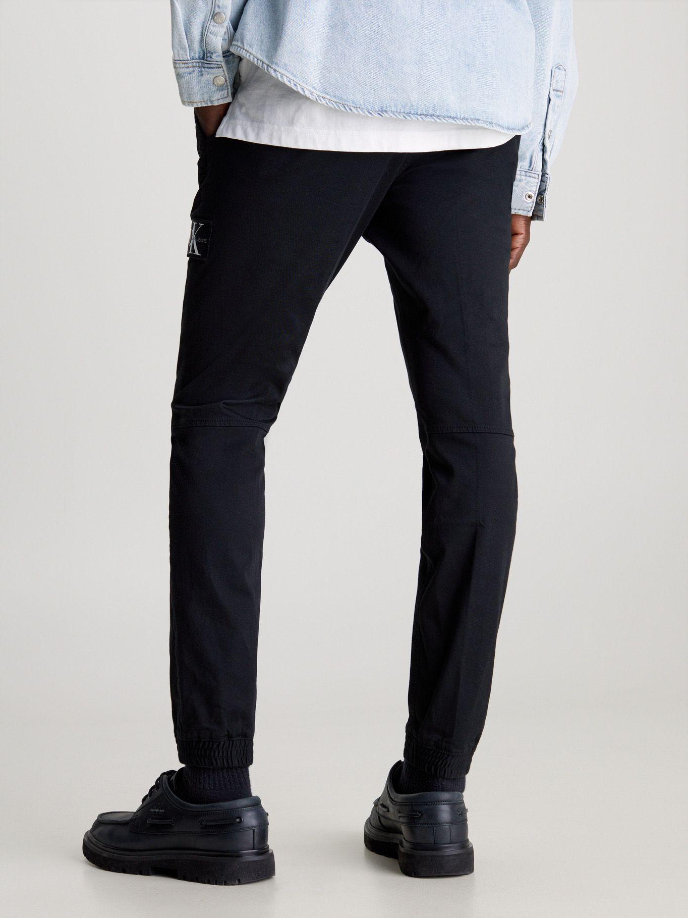 Pantalón Chino Skinny Monologo Negro Calvin Klein-2