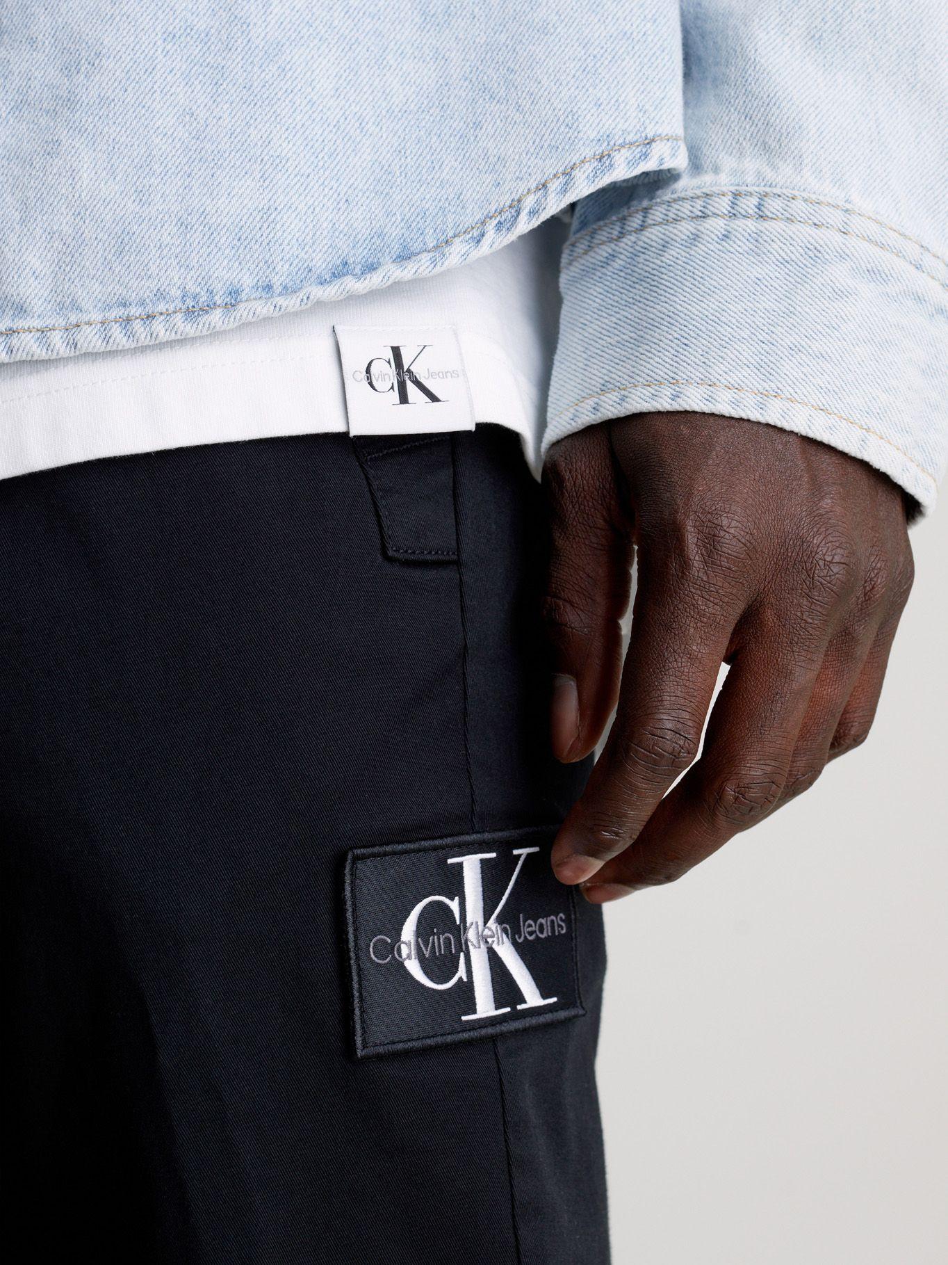 Pantalón Chino Skinny Monologo Negro Calvin Klein-3