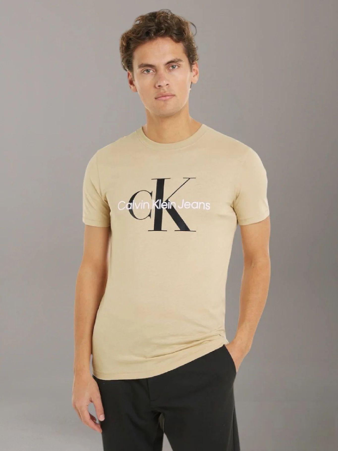 Polera Seasonal Monologo RAE Beige Calvin Klein-0