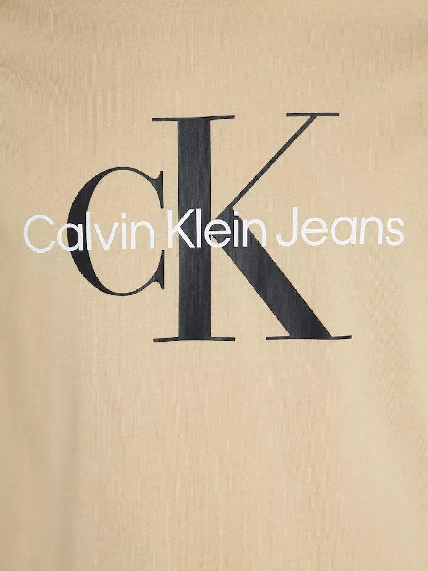Polera Seasonal Monologo RAE Beige Calvin Klein-5