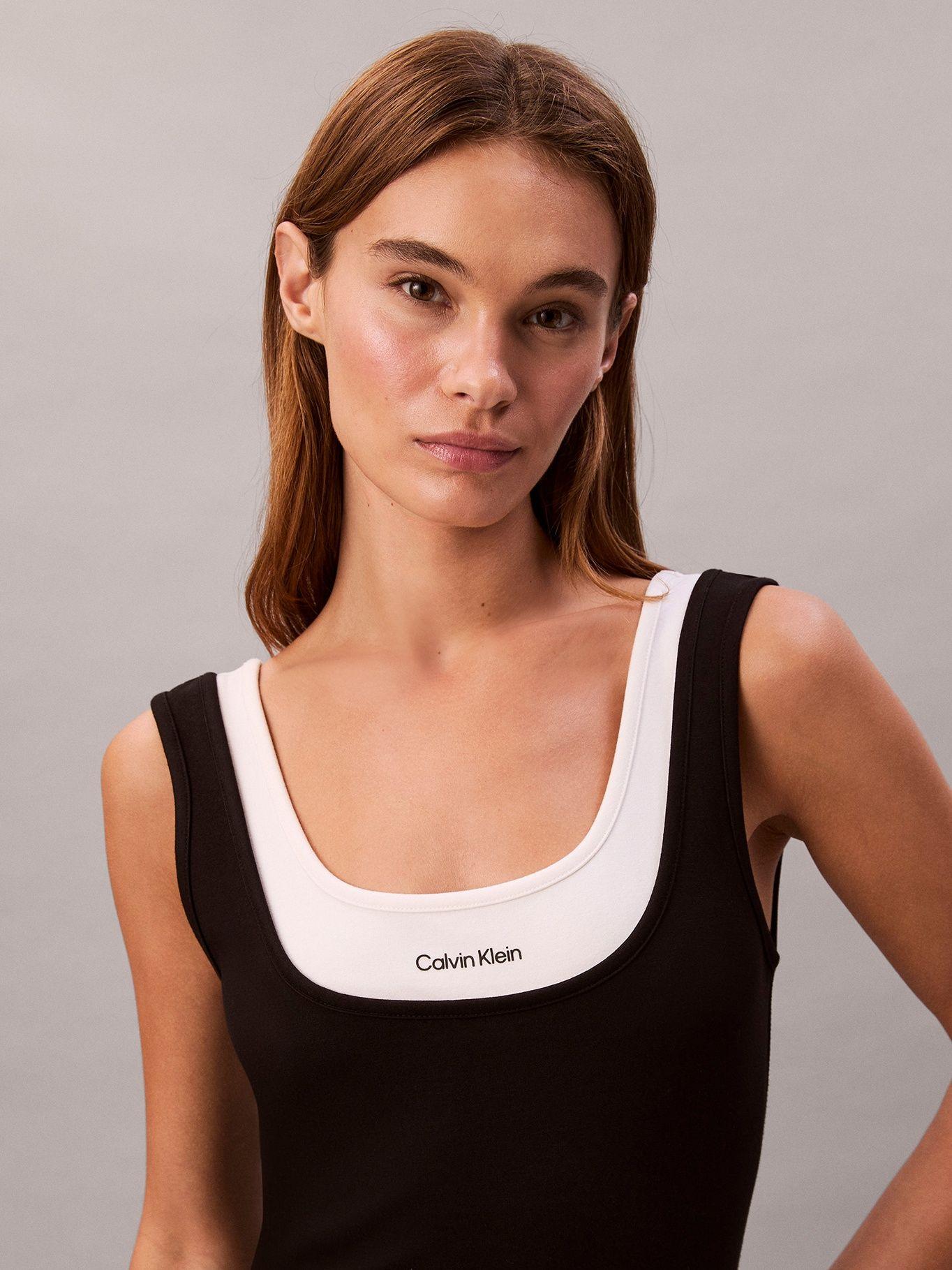 Vestido Midi Interlock Negro Calvin Klein-5