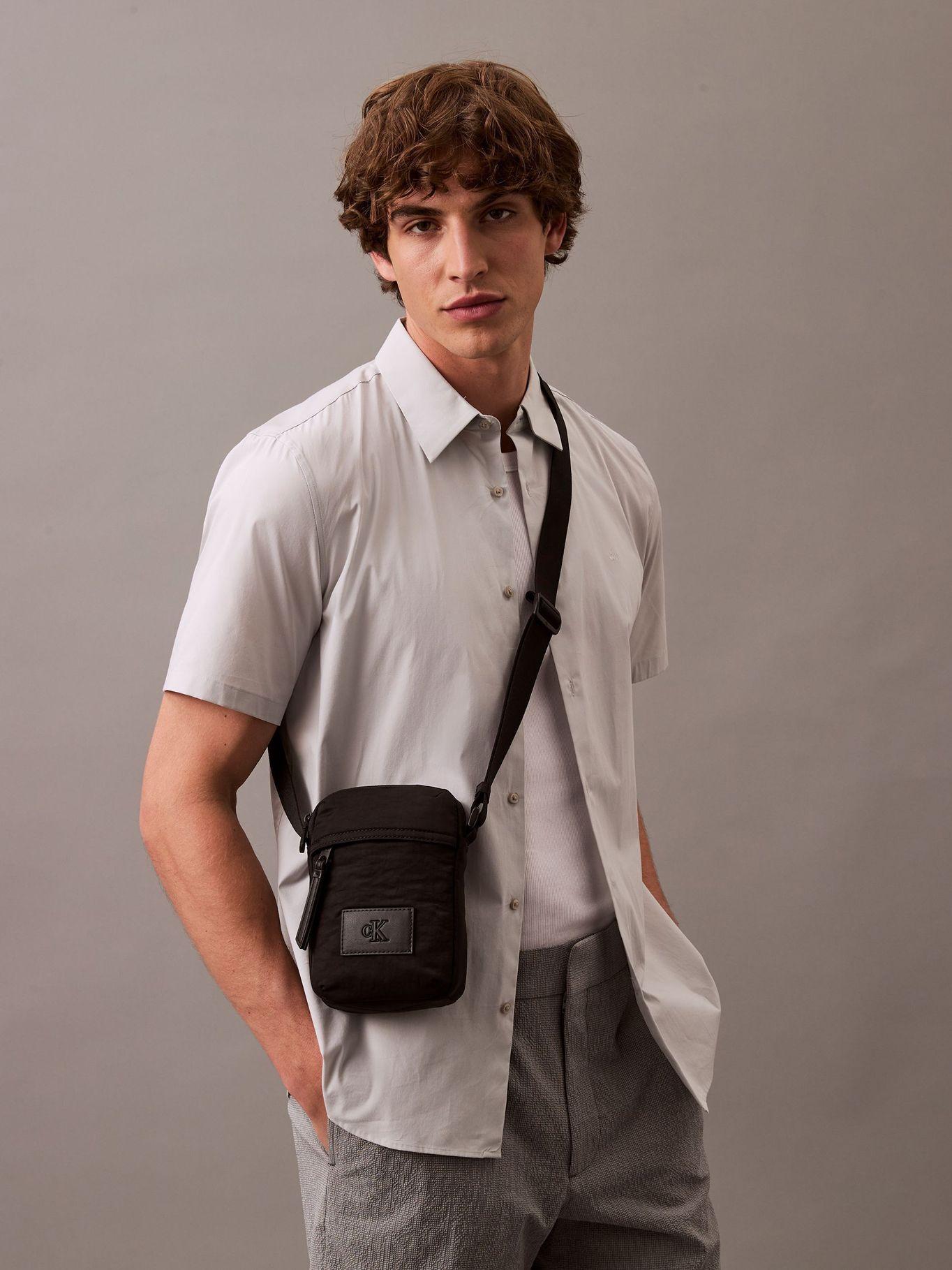 Bolso Bandolera Metro Nylon Negro Calvin Klein-3