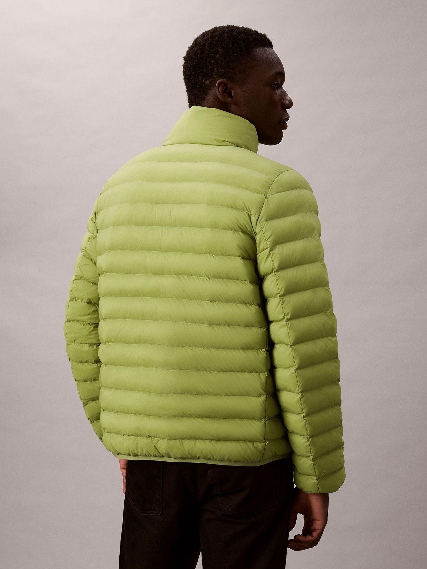 Parka Puffer Ligera de Nailon Verde Calvin Klein-2