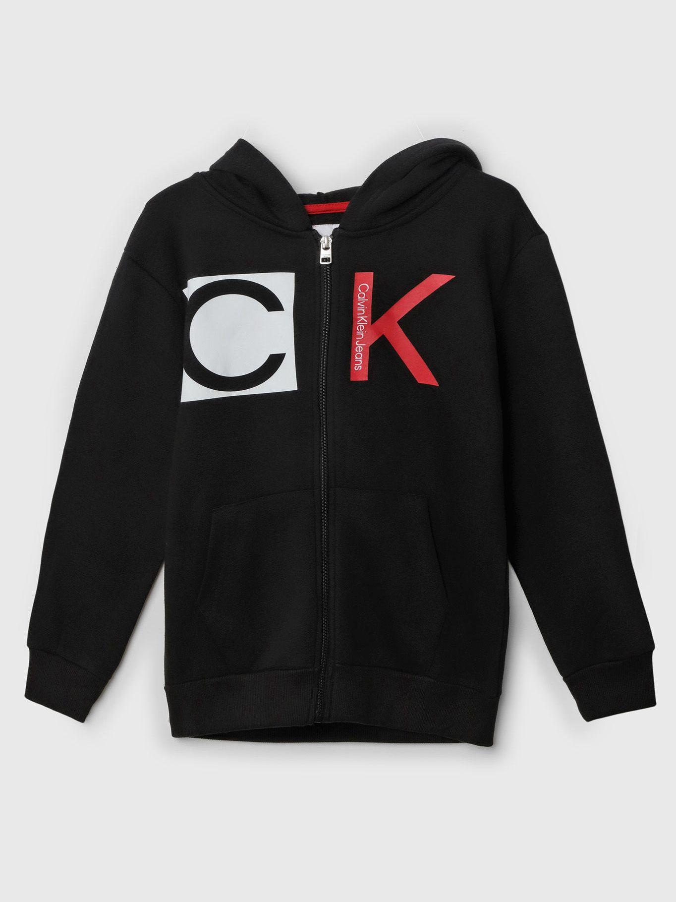Polerón Niño Knockout Negro Calvin Klein-0