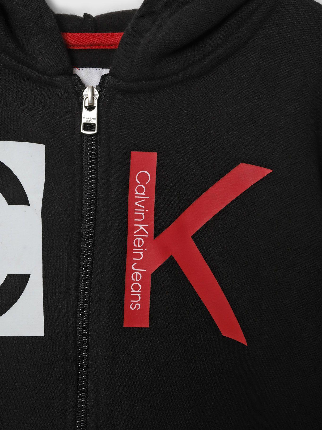Polerón Niño Knockout Negro Calvin Klein-2