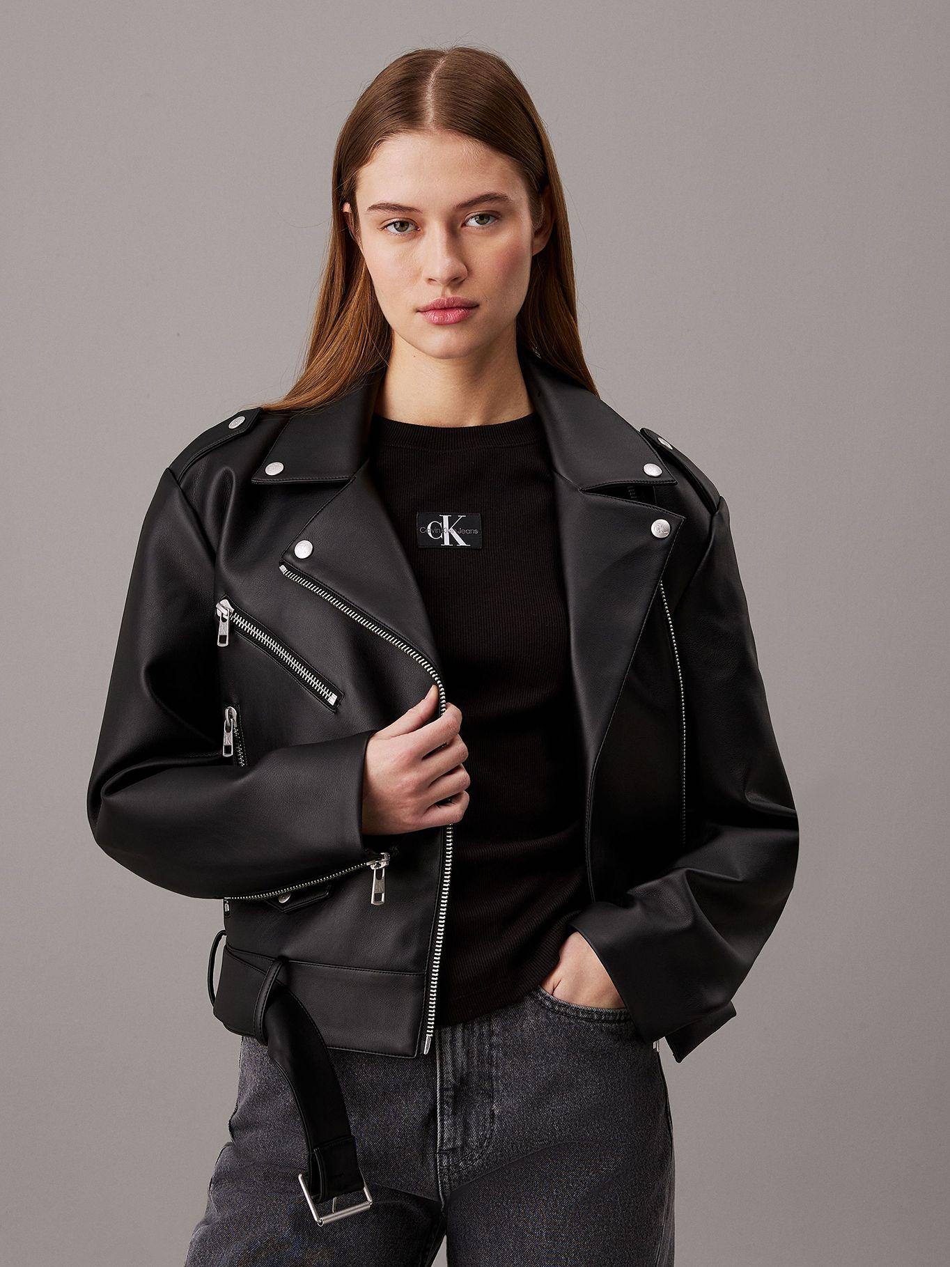 Chaqueta Classic Biker Negro Calvin Klein-0