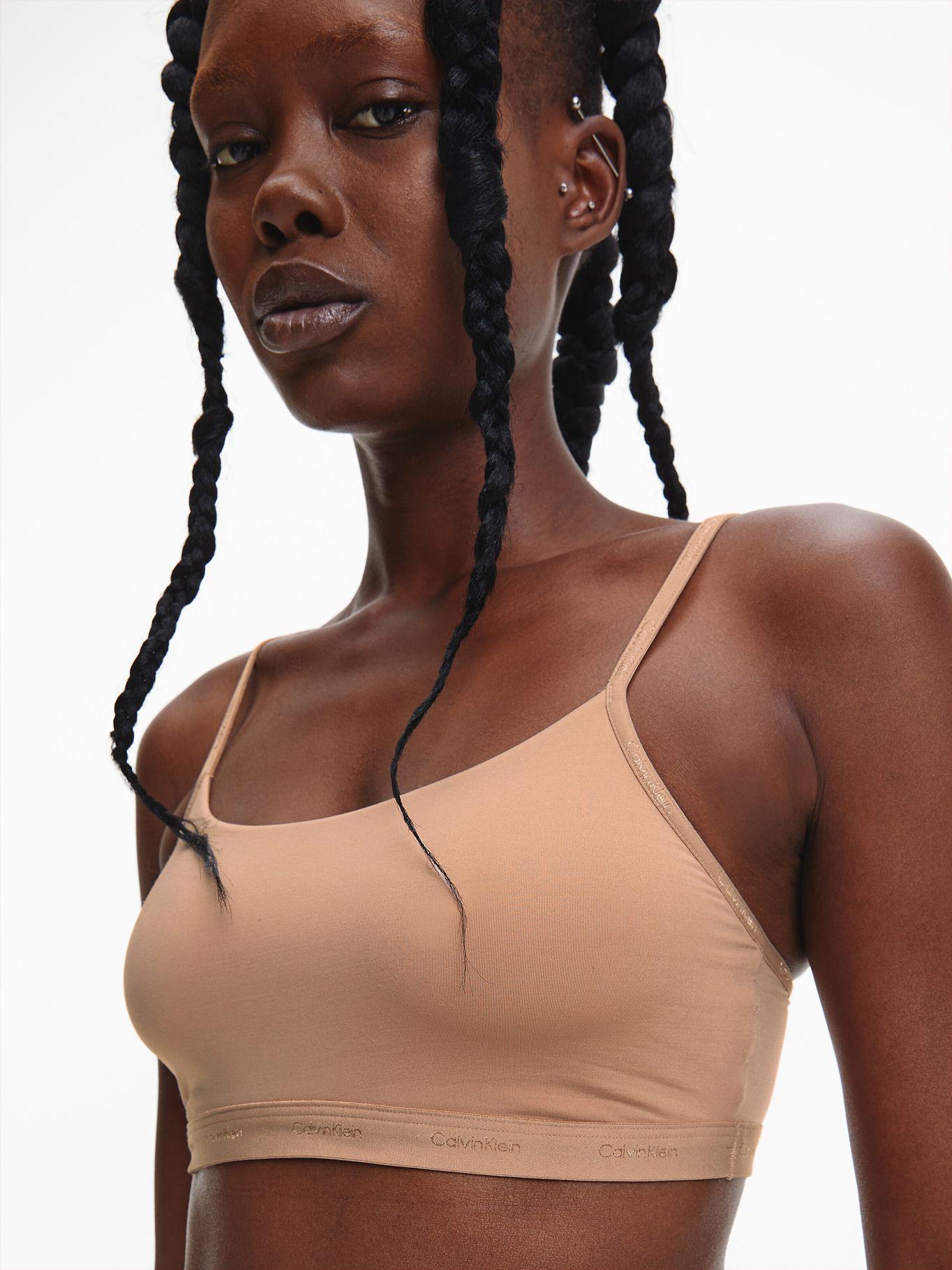 Bralette Unlined Body Natural Beige Calvin Klein-3