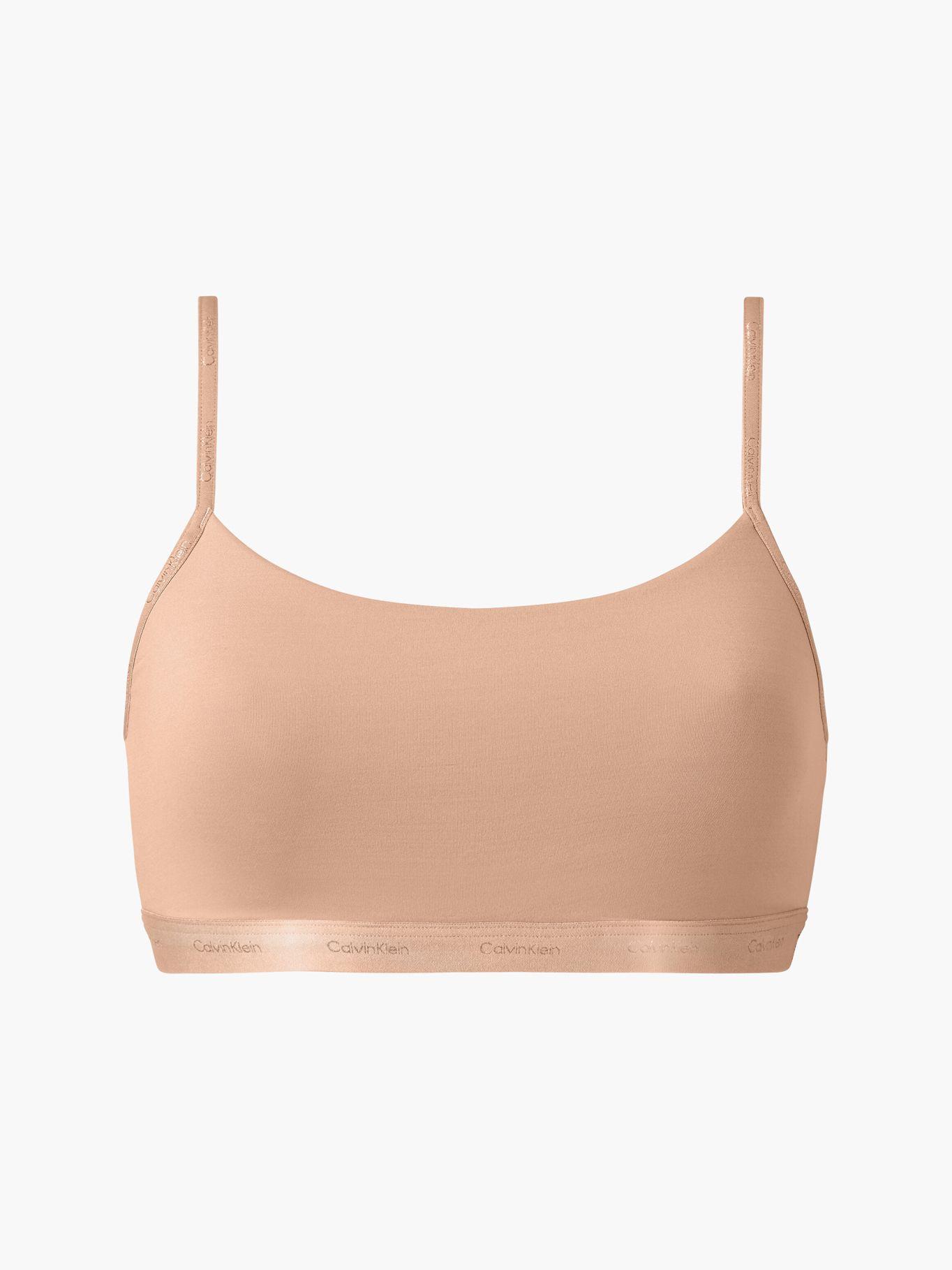 Bralette Unlined Body Natural Beige Calvin Klein-4