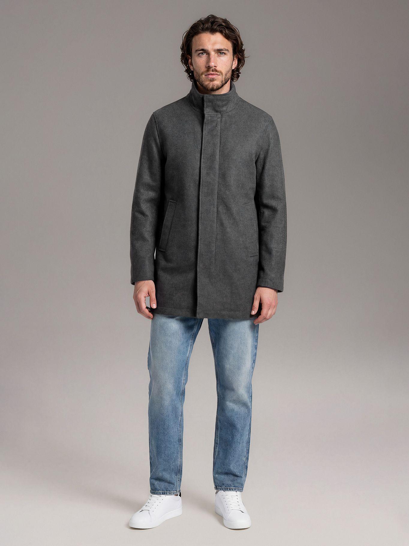 Parka Urban Walking Coat Gris Calvin Klein-1