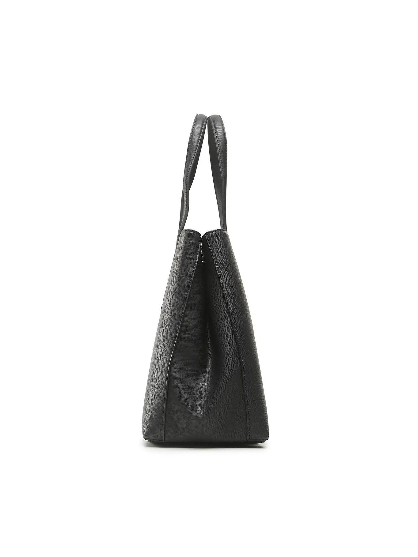 Bolso tote con monograma CK Negro Calvin Klein-2