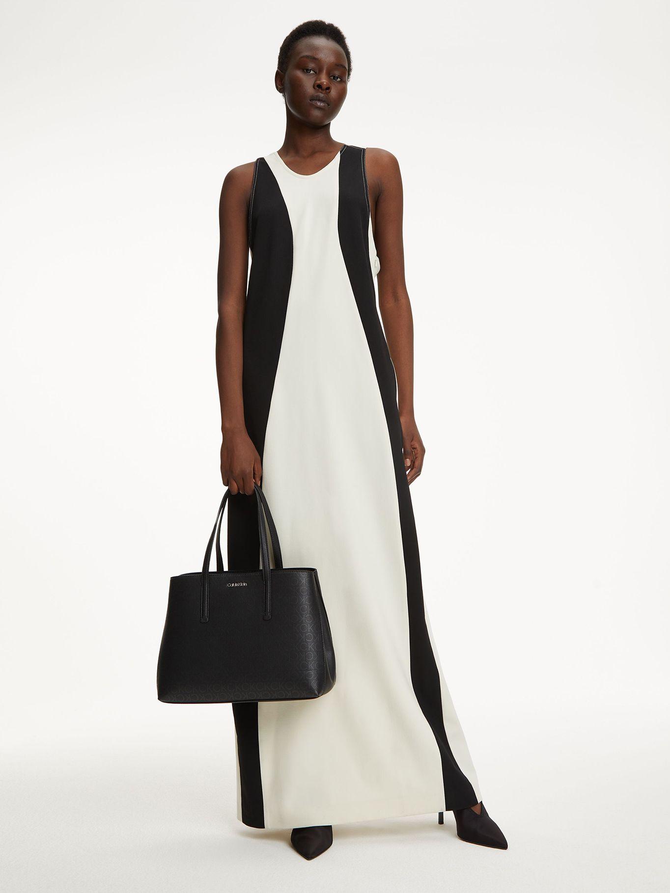 Bolso tote con monograma CK Negro Calvin Klein-4