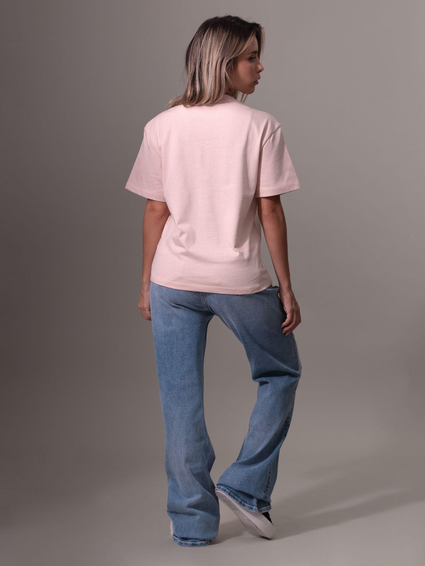 Polera Embroidered Nyc Relaxed Rosado Calvin Klein-2