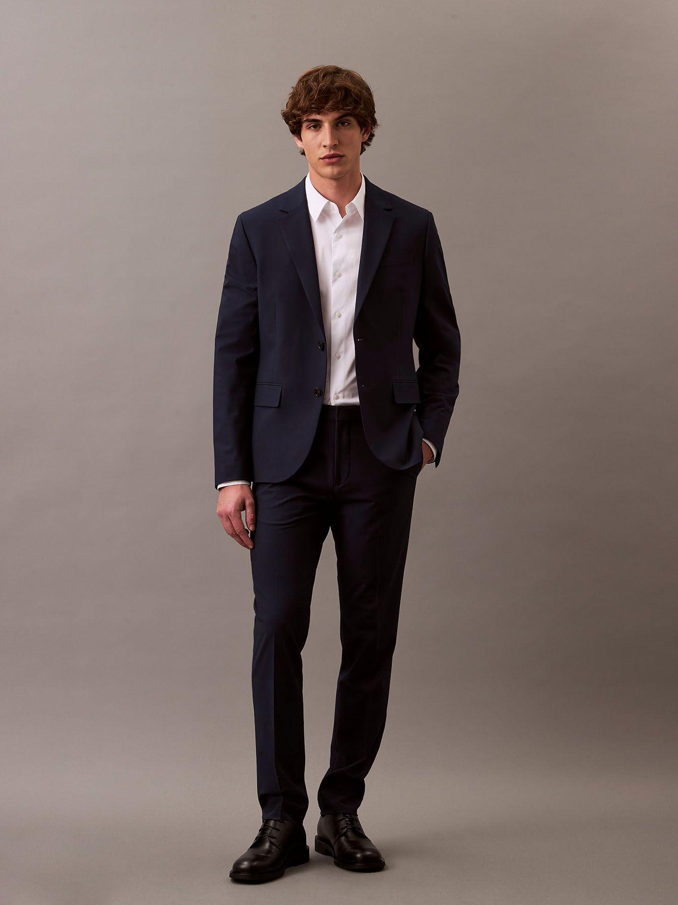 Camisa Clásica Stretch Blanco Calvin Klein-1