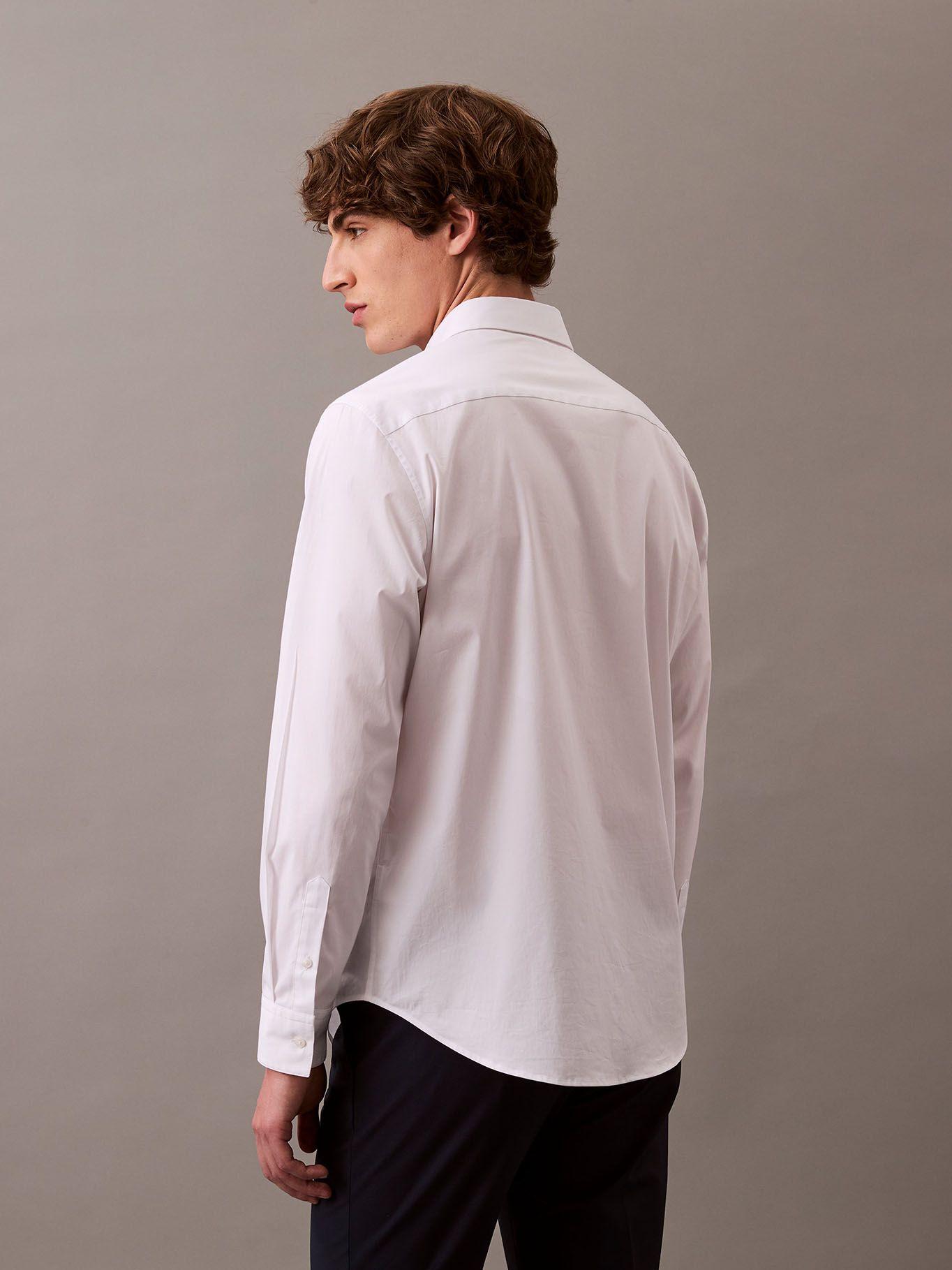 Camisa Clásica Stretch Blanco Calvin Klein-2