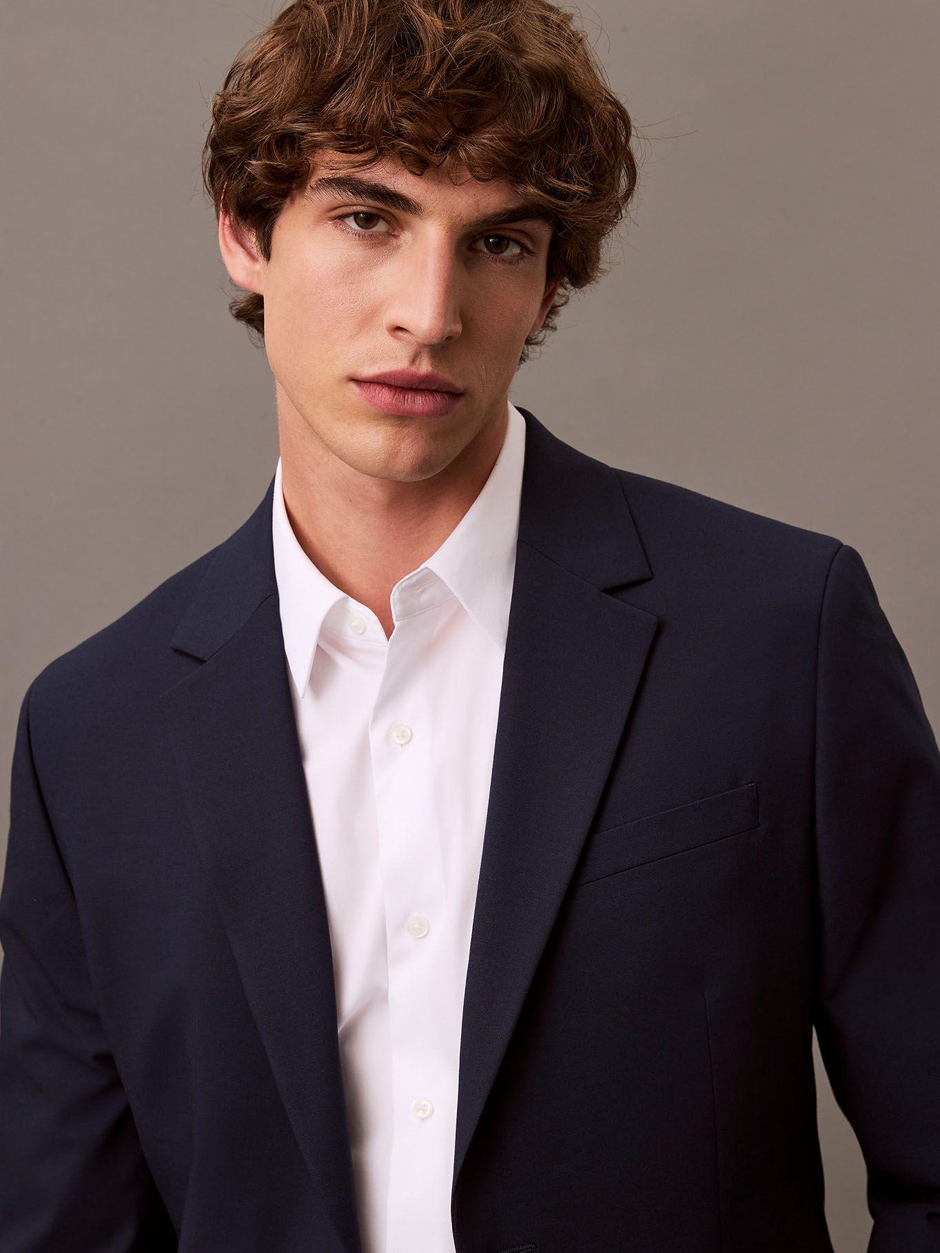 Camisa Clásica Stretch Blanco Calvin Klein-3
