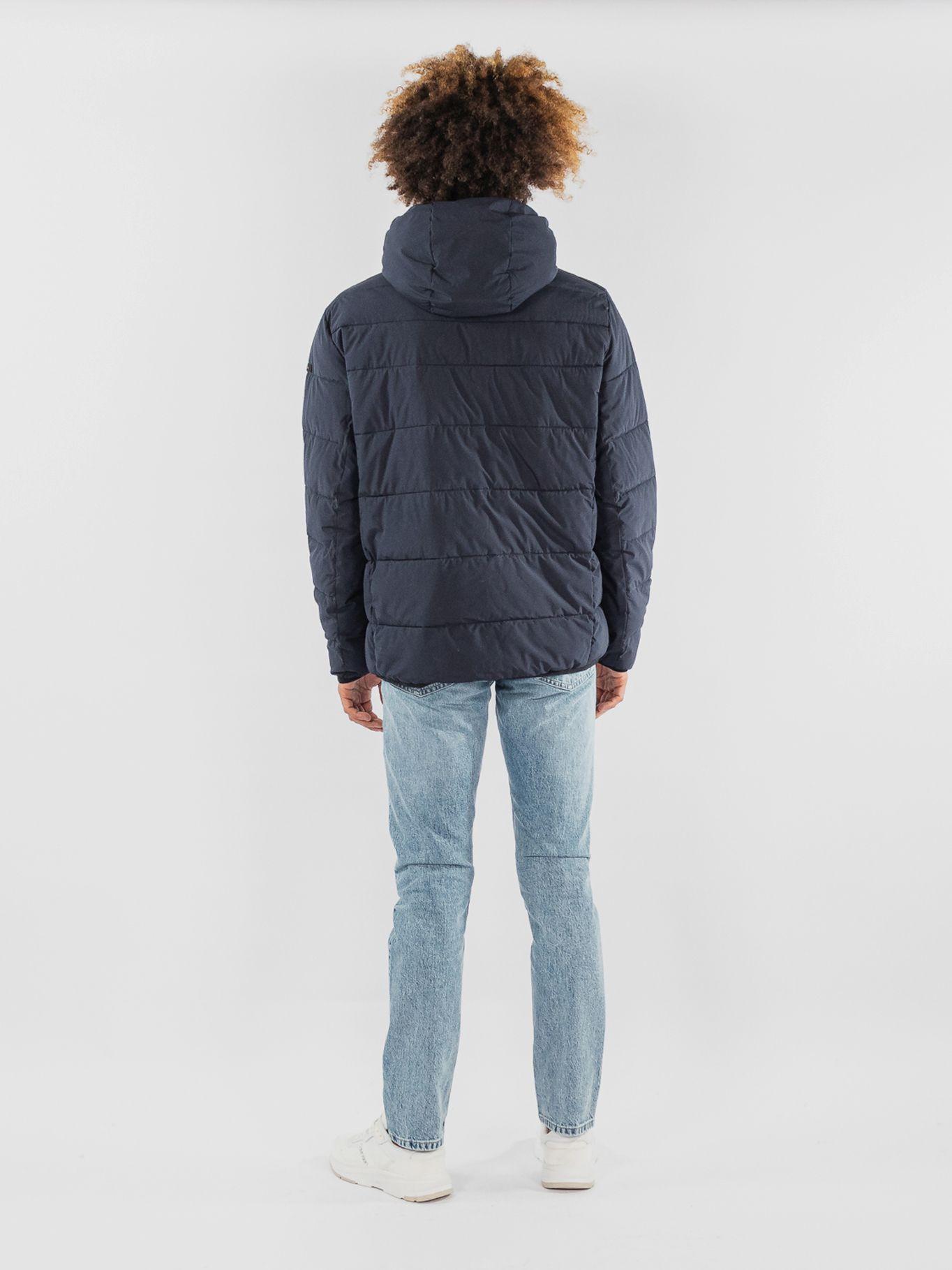 Parka con Gorro Stretch Azul Calvin Klein-1