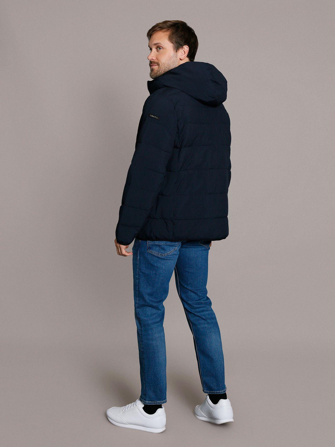 Parka con Gorro Stretch Azul Calvin Klein-2