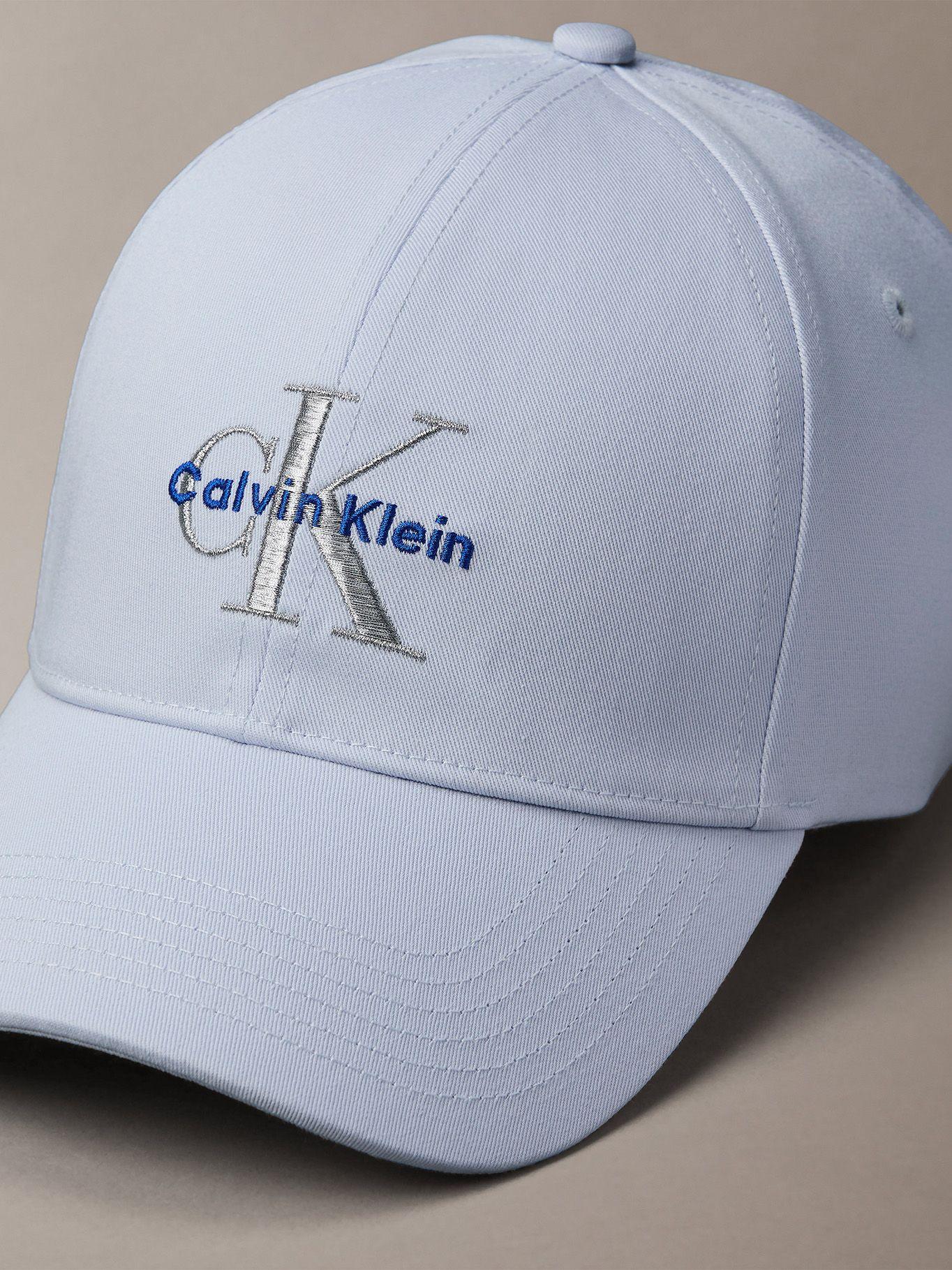 Jockey de Algodón Monologo Bordado Celeste Calvin Klein-2