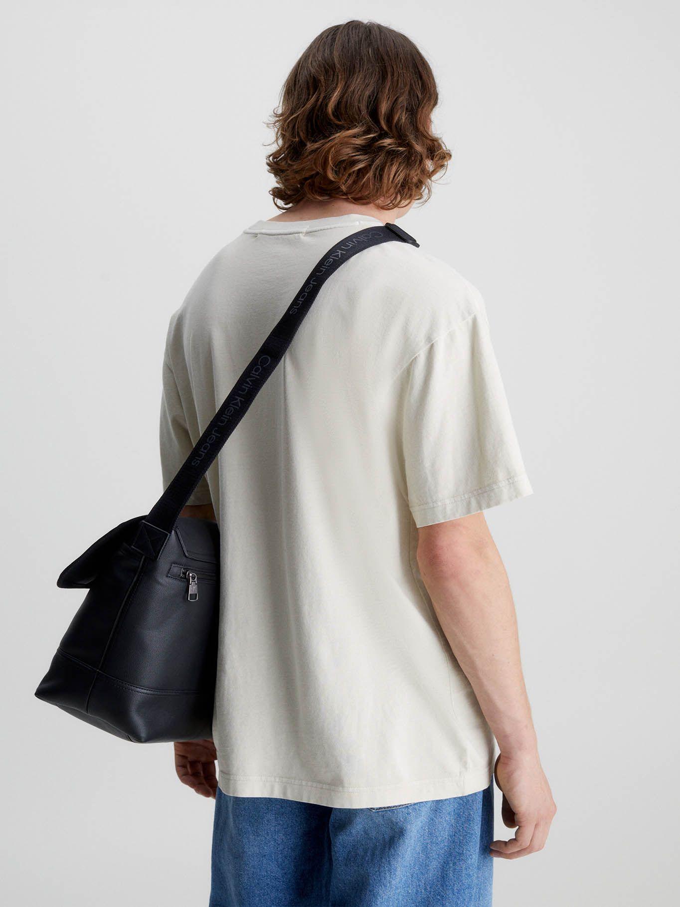 Camisa holgada con monograma Beige Calvin Klein-2