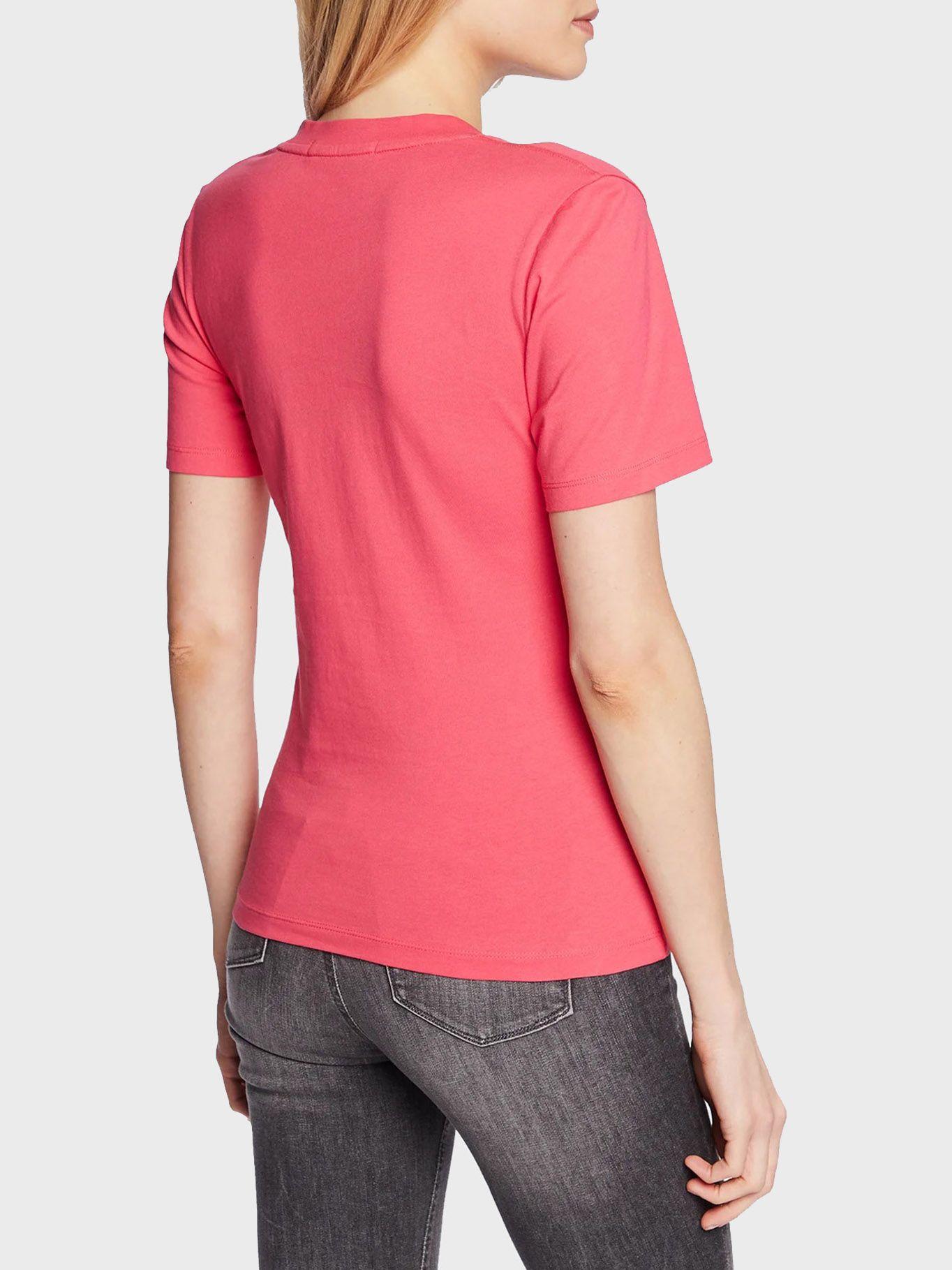 Polera Micro Monologo Slim Fit Rosado Calvin Klein-2